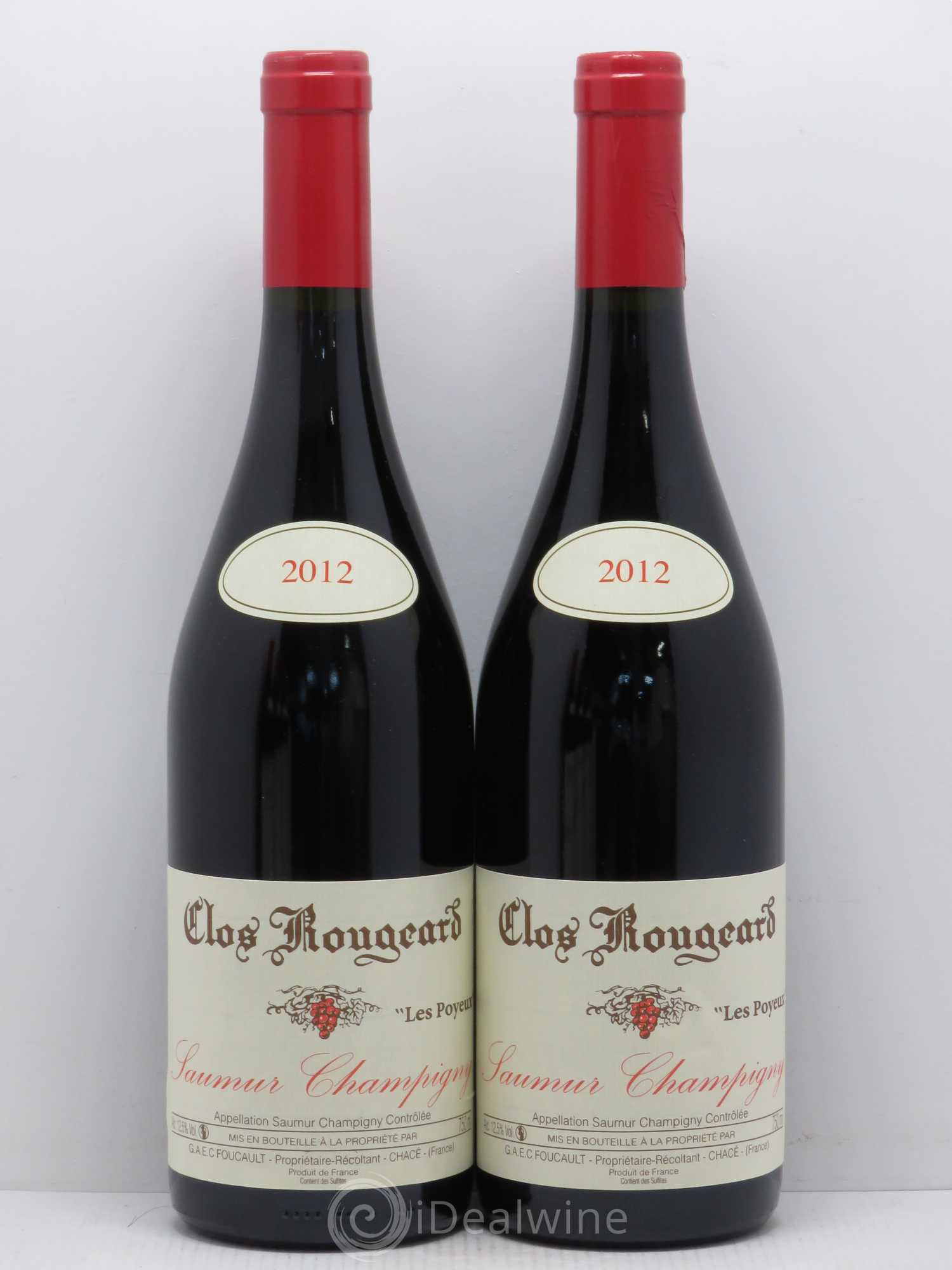 Saumur-Champigny Les Poyeux Clos Rougeard 2012 - Lot de 2 bouteilles - 0
