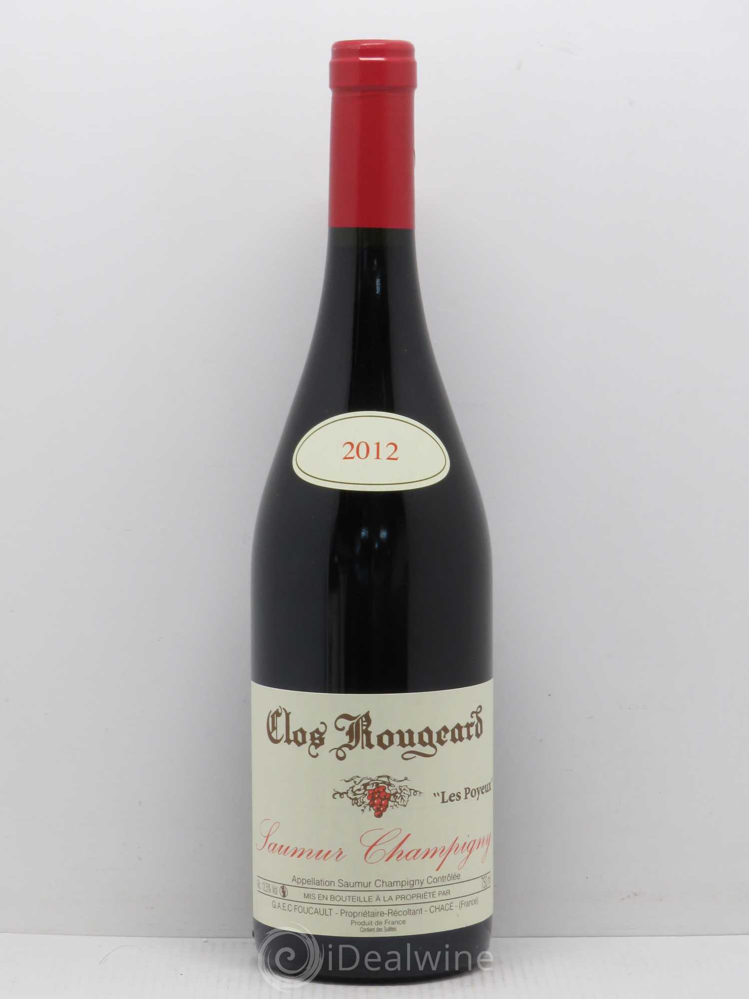 Saumur-Champigny Les Poyeux Clos Rougeard 2012 - Lot de 1 bouteille - 0