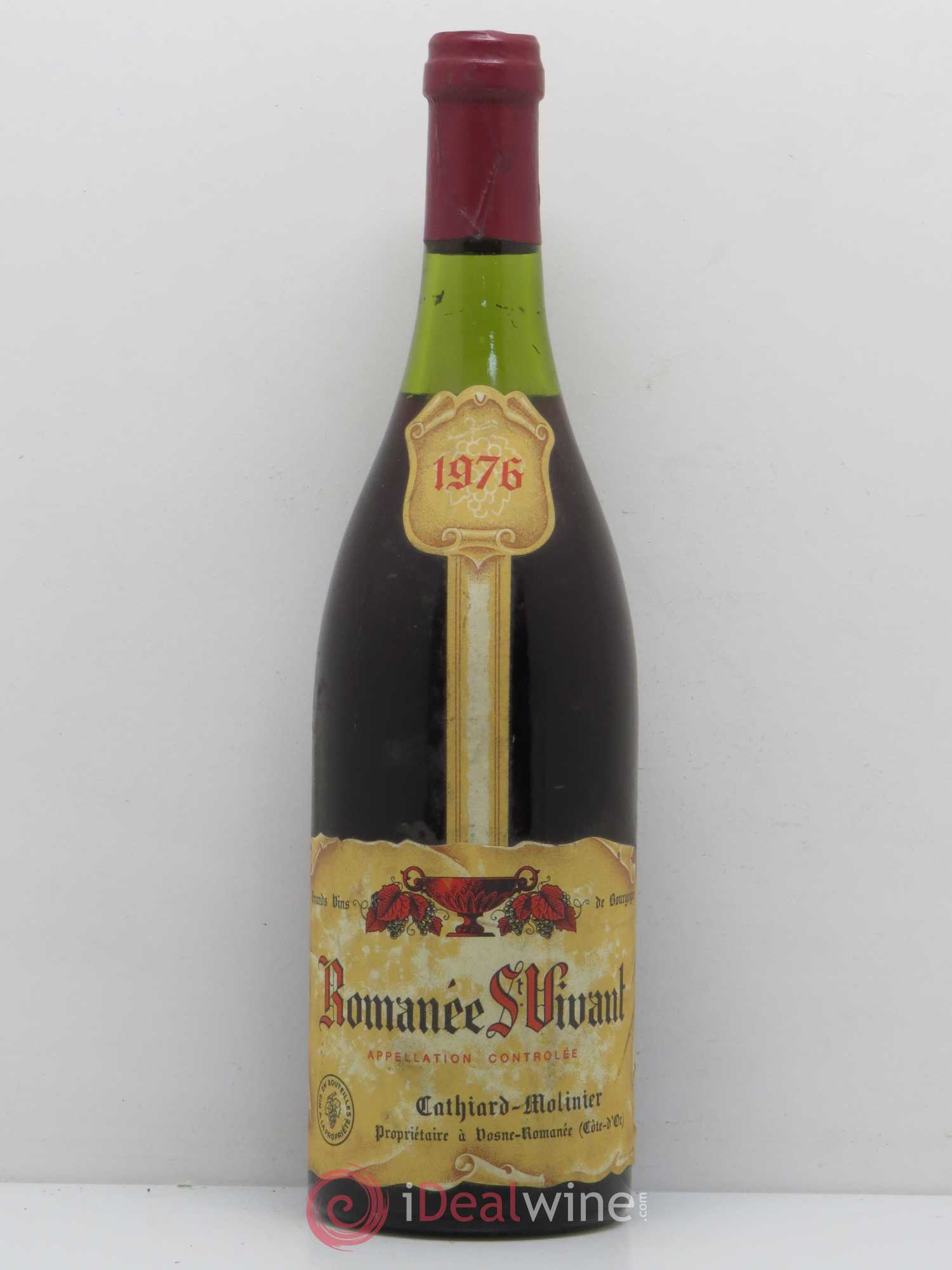 Romanée-Saint-Vivant Grand Cru Cathiard-Molinier 1976 - Lot de 1 bouteille - 0