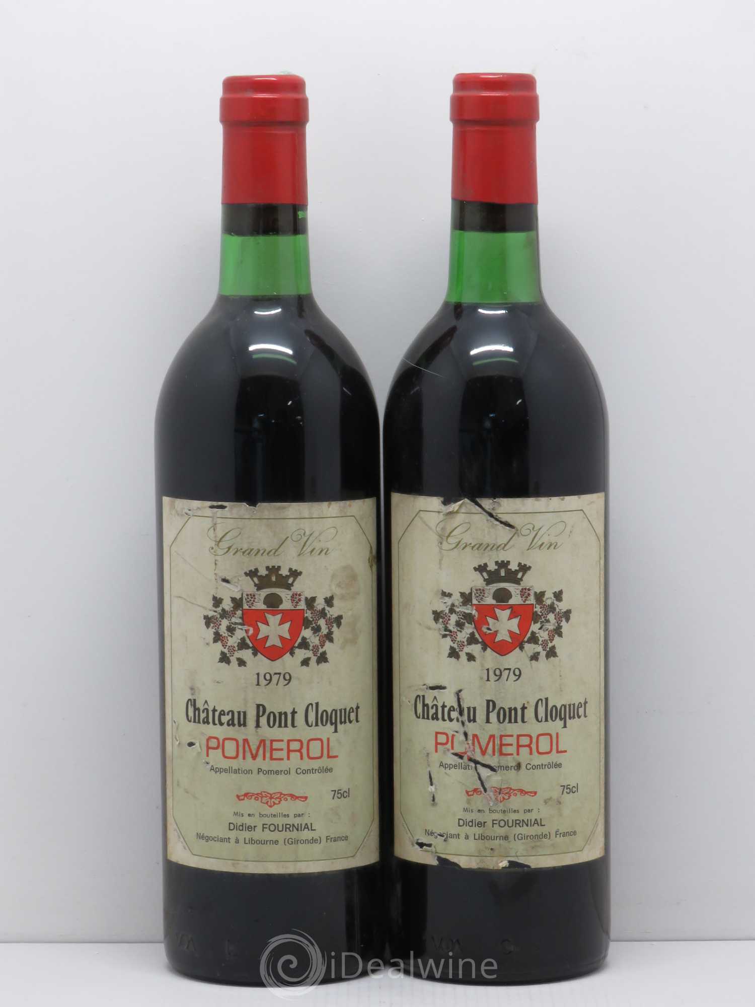 Pomerol Château Pont Cloquet 1979 - Posten von 2 Flaschen - 0