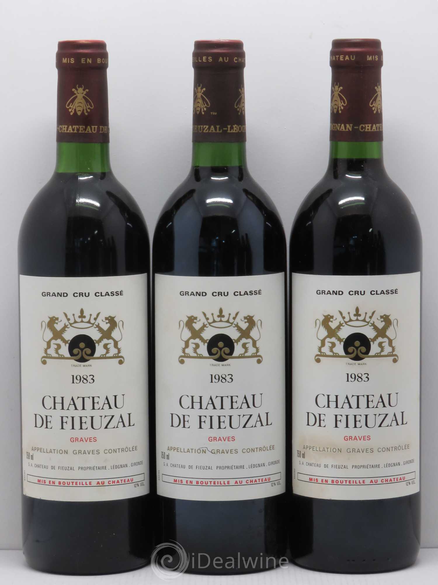 Château de Fieuzal Cru Classé de Graves 1983 - Lot de 12 bouteilles - 3