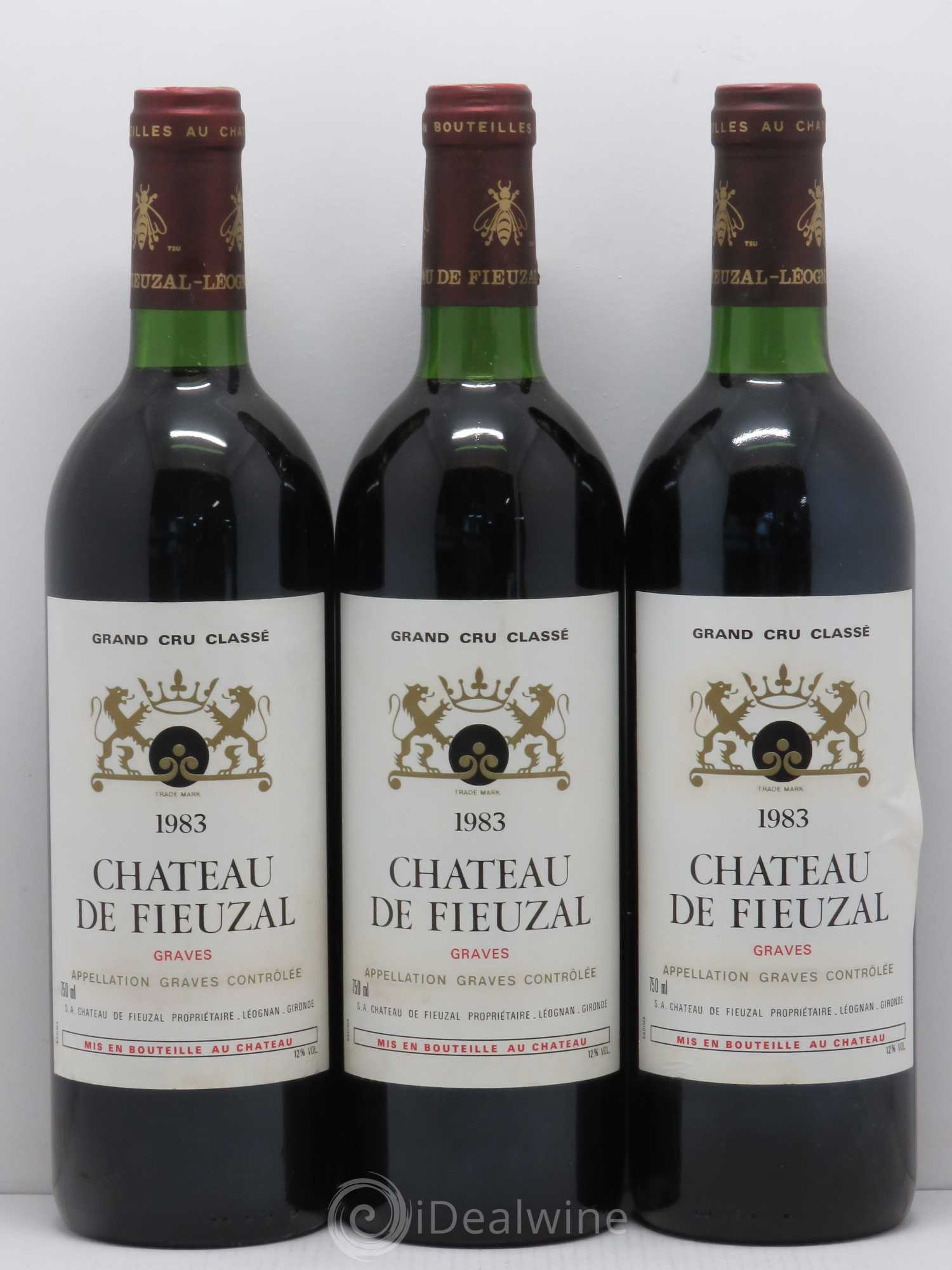 Château de Fieuzal Cru Classé de Graves 1983 - Lot de 12 bouteilles - 4