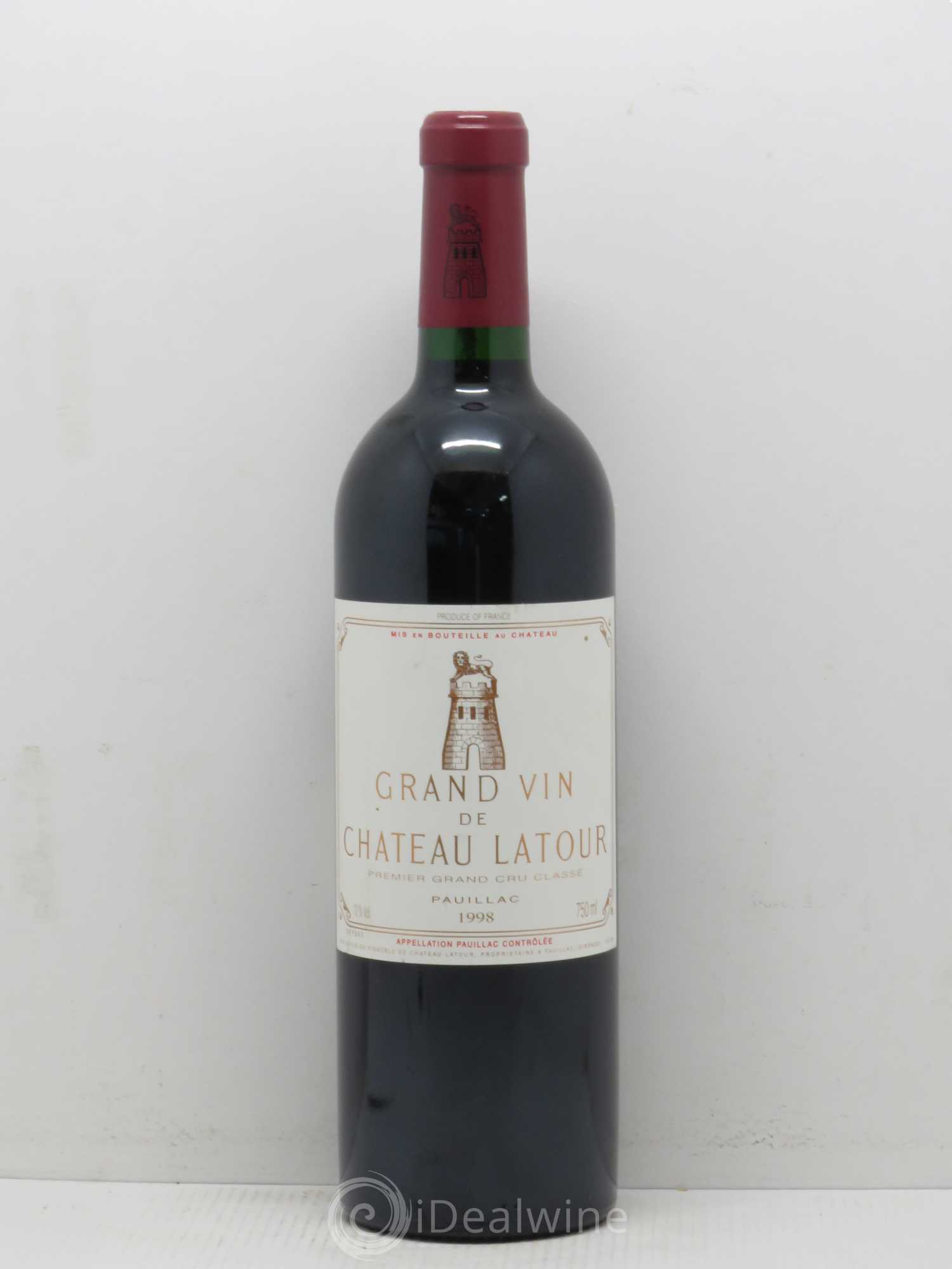 Château Latour 1er Grand Cru Classé 1998 - Lot de 1 bouteille - 0