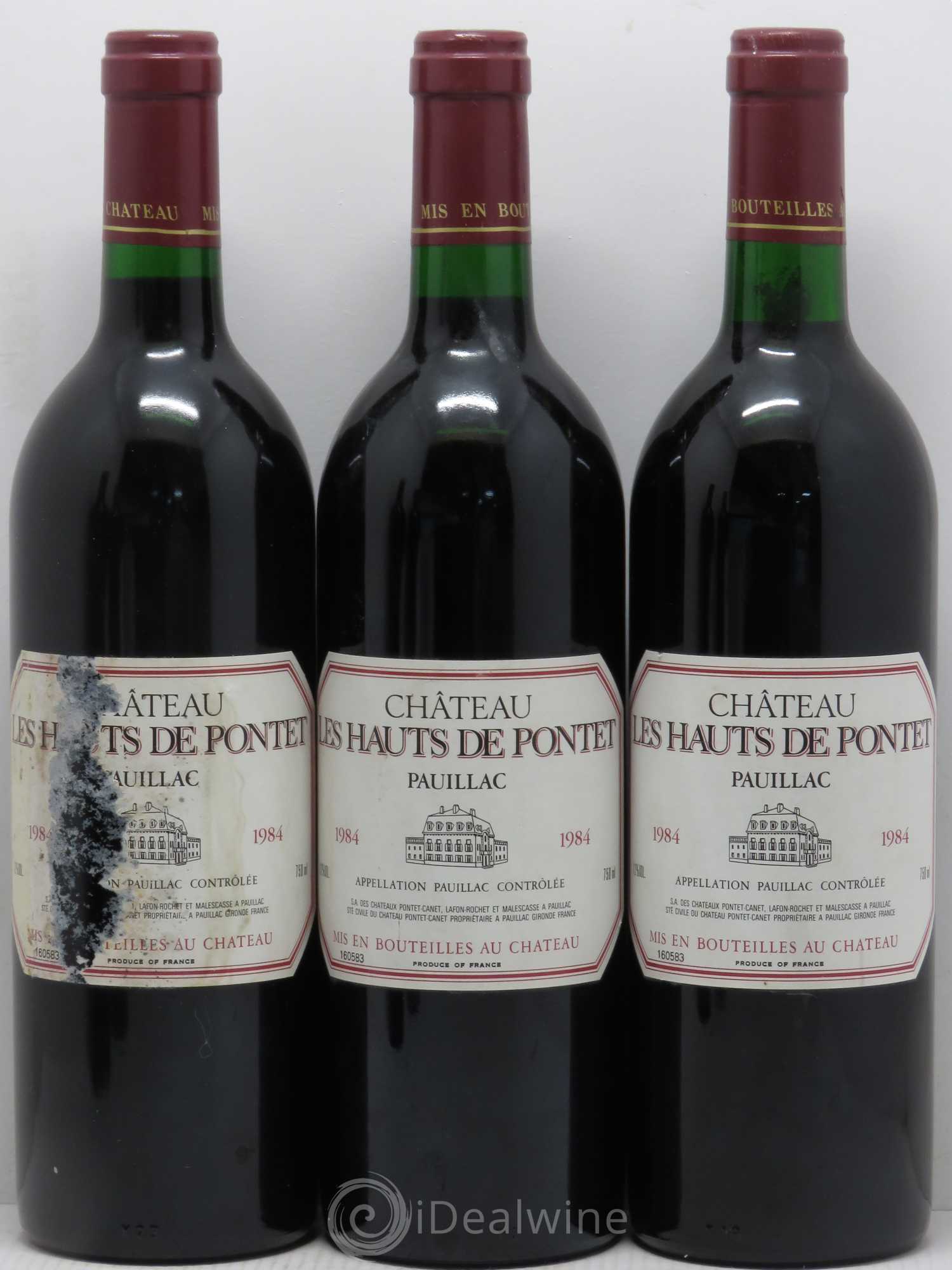 Les Hauts de Pontet-Canet Second Vin 1984 - Lot de 5 bouteilles - 1