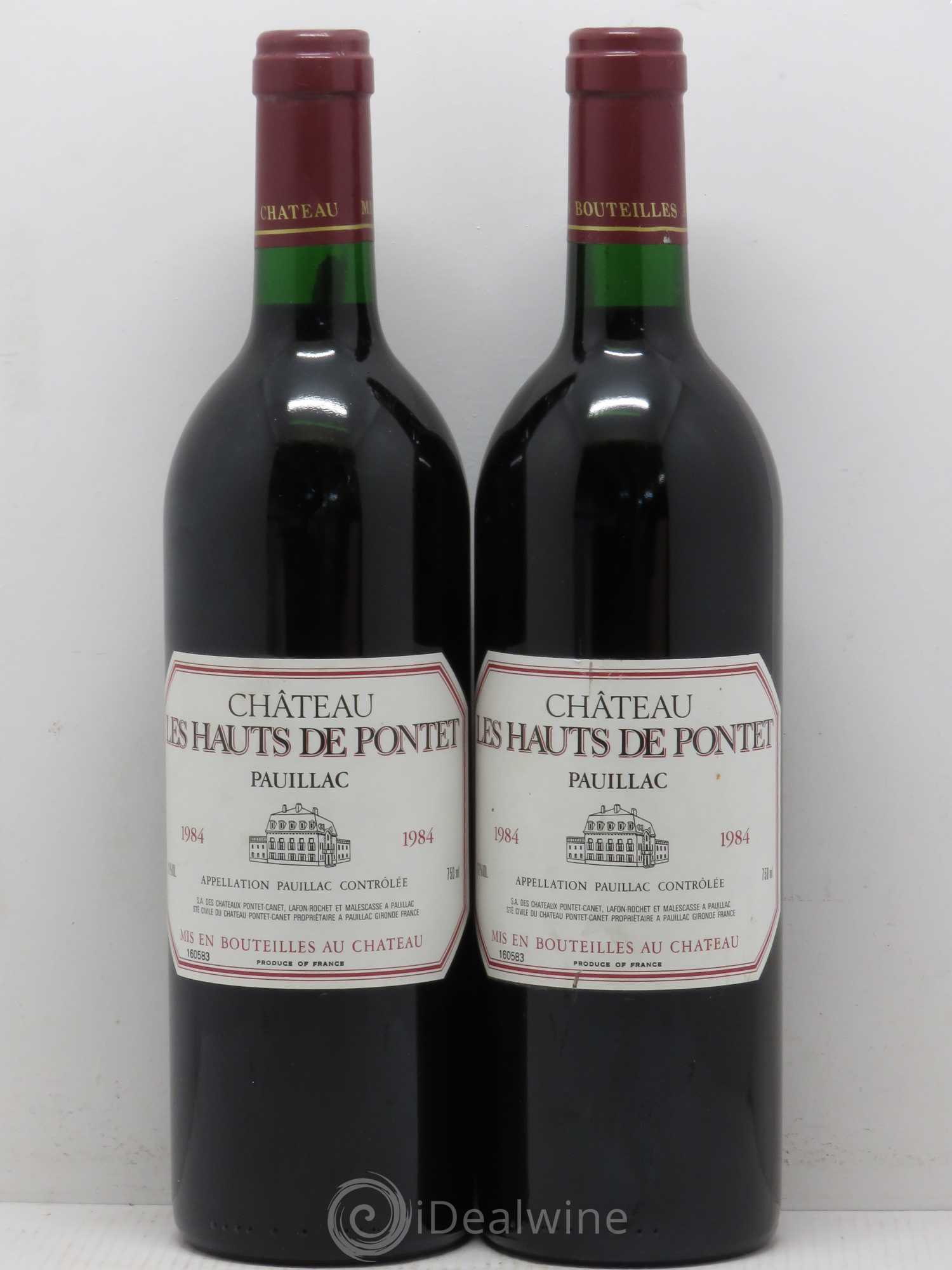Les Hauts de Pontet-Canet Second Vin 1984 - Lot de 5 bouteilles - 2