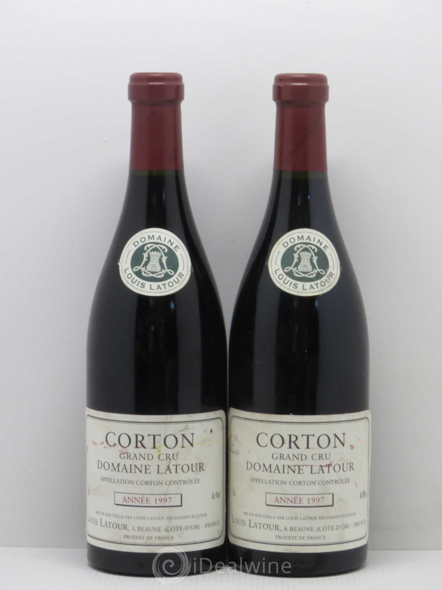 Corton Grand Cru Louis Latour 1997 - Lot de 2 bouteilles - 0