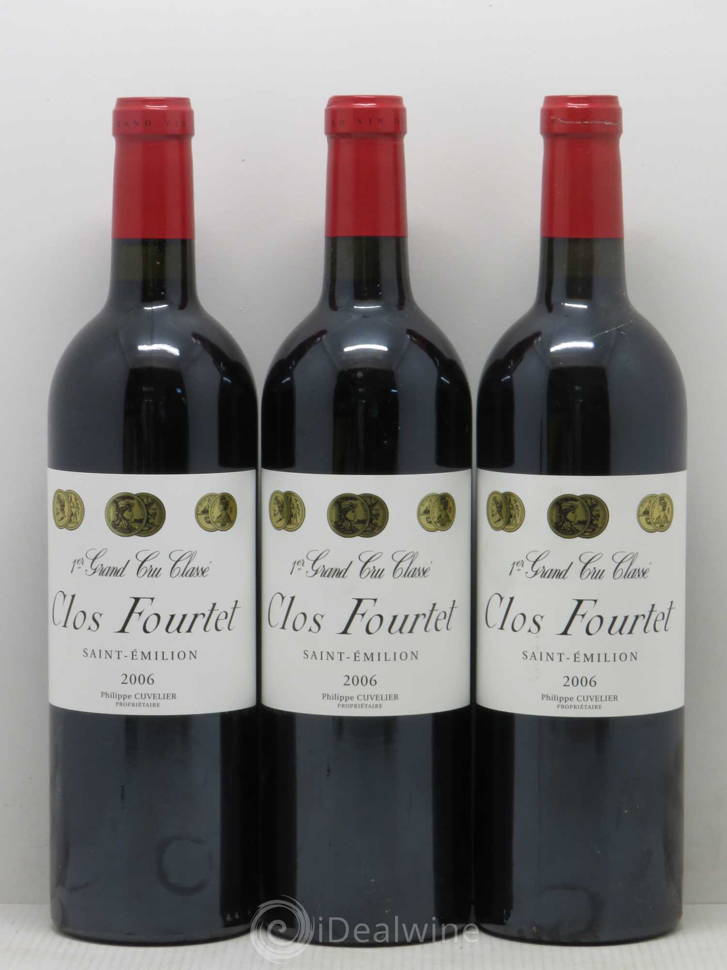 Clos Fourtet 1er Grand Cru Classé B 2006 - Lot de 6 bouteilles - 1