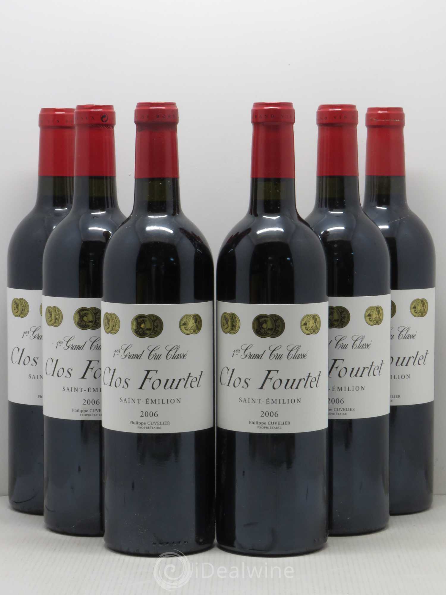 Clos Fourtet 1er Grand Cru Classé B 2006 - Lot de 6 bouteilles - 0