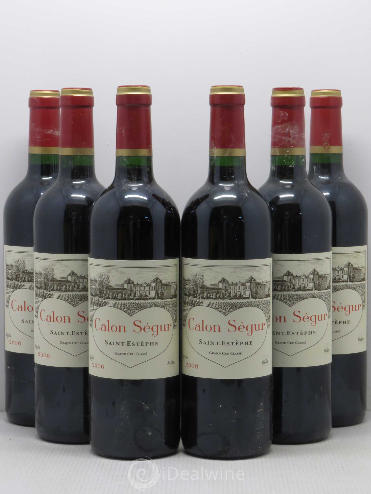 Château Calon Ségur 3ème Grand Cru Classé 2006 - Lot de 6 bouteilles - 0