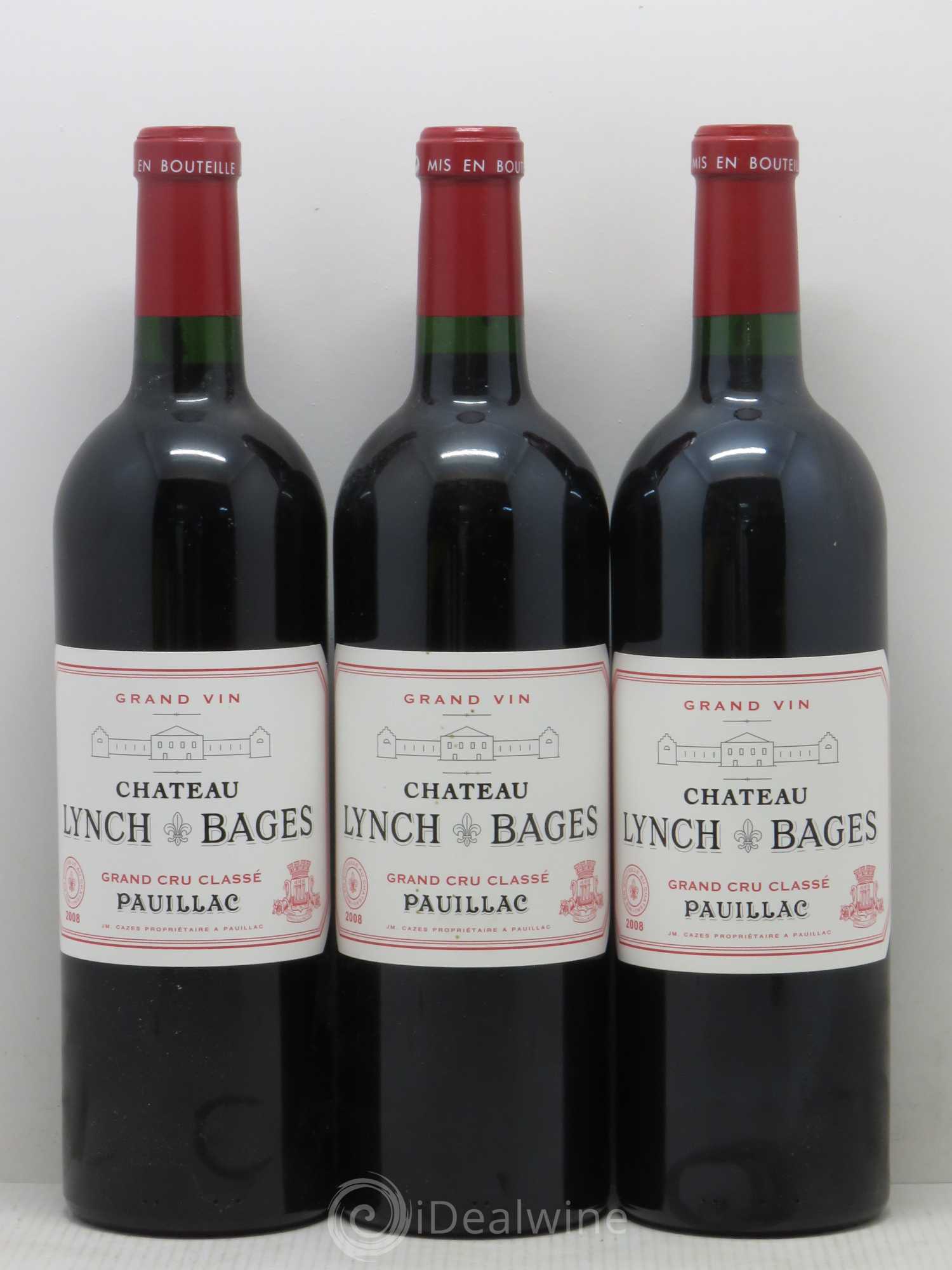 Château Lynch Bages 5ème Grand Cru Classé 2008 - Lot de 6 bouteilles - 1