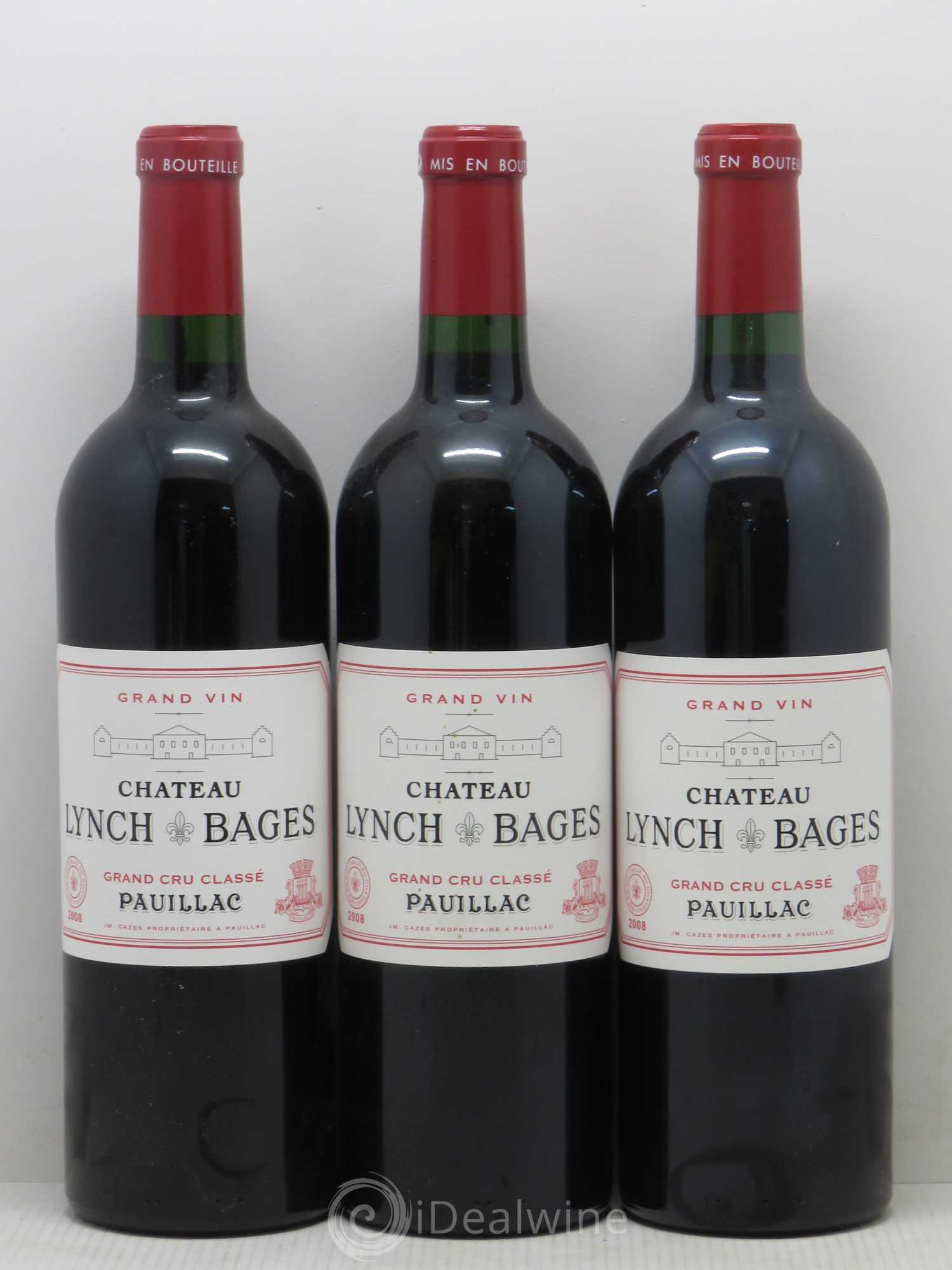 Château Lynch Bages 5ème Grand Cru Classé 2008 - Lot de 6 bouteilles - 2