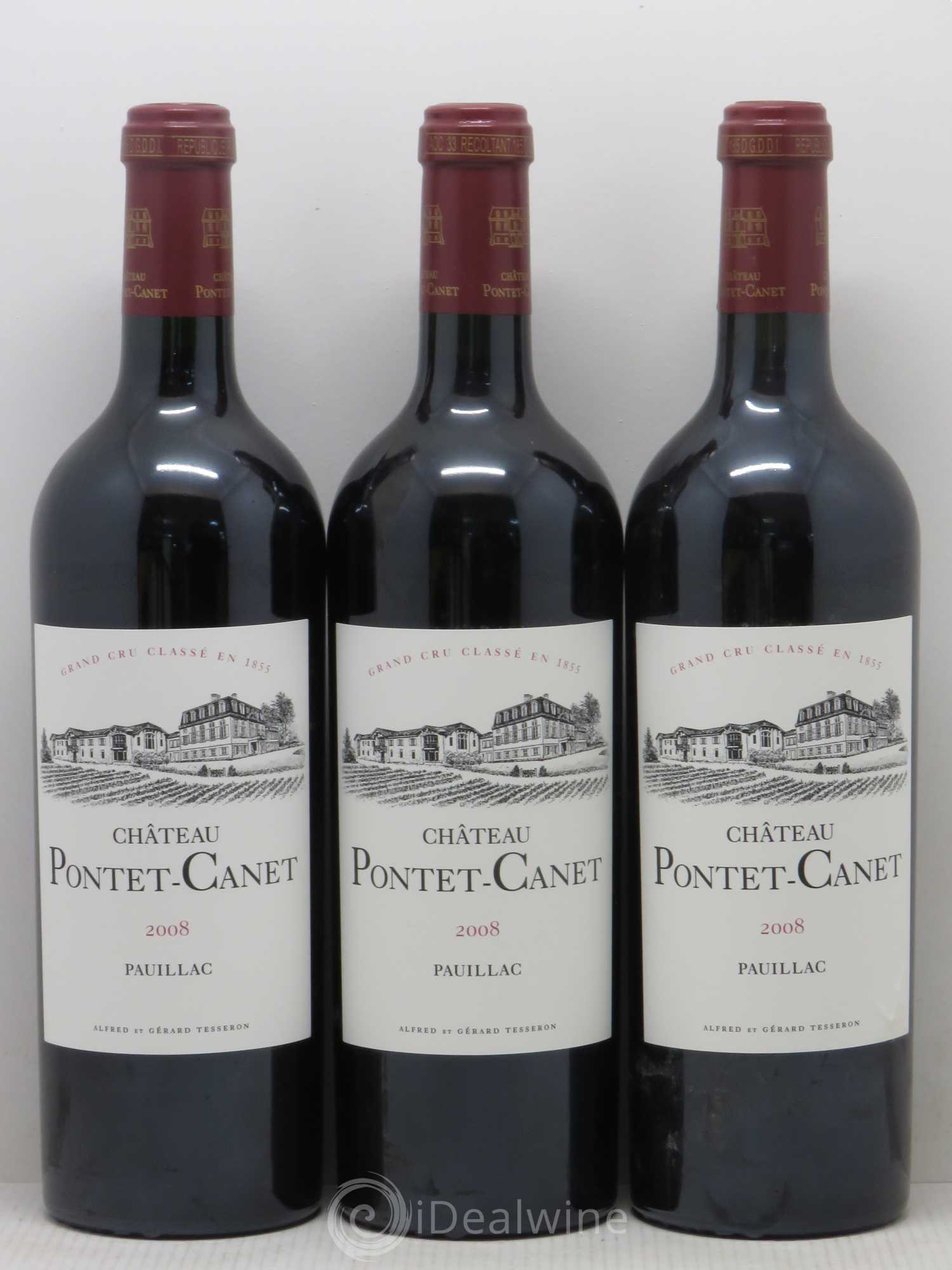 Château Pontet Canet 5ème Grand Cru Classé 2008 - Lot de 6 bouteilles - 2