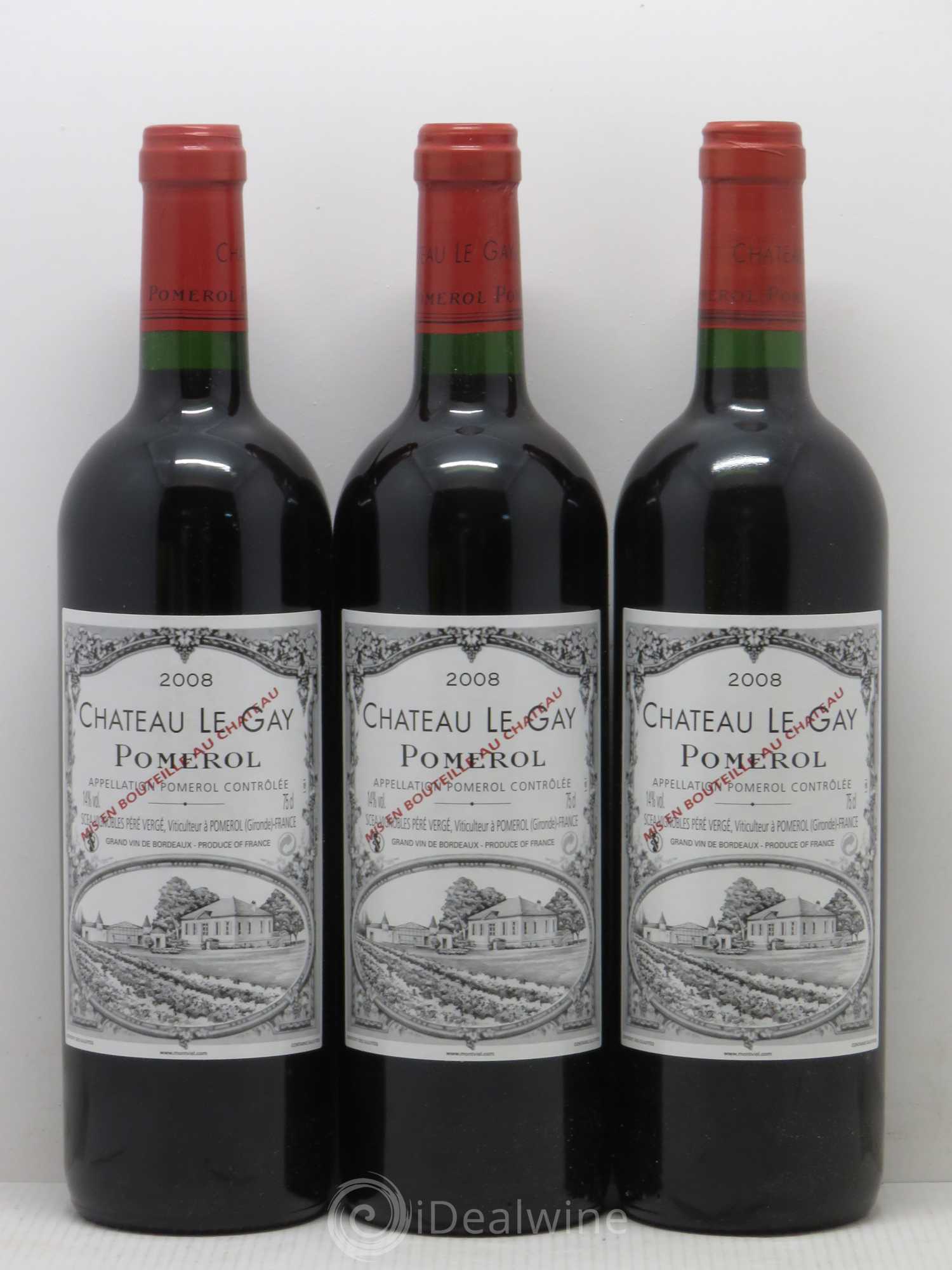 Château Le Gay 2008 - Lot de 6 bouteilles - 1