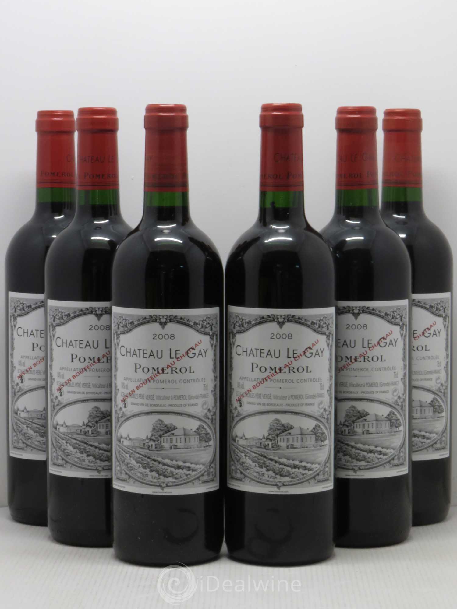 Château Le Gay 2008 - Lot de 6 bouteilles - 0
