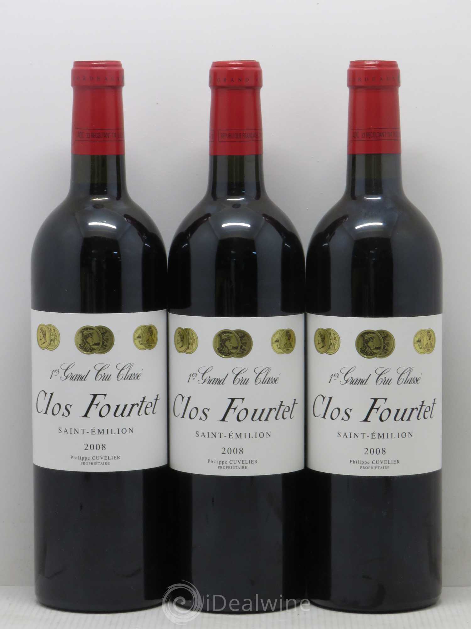 Clos Fourtet 1er Grand Cru Classé B 2008 - Lot de 6 bouteilles - 2