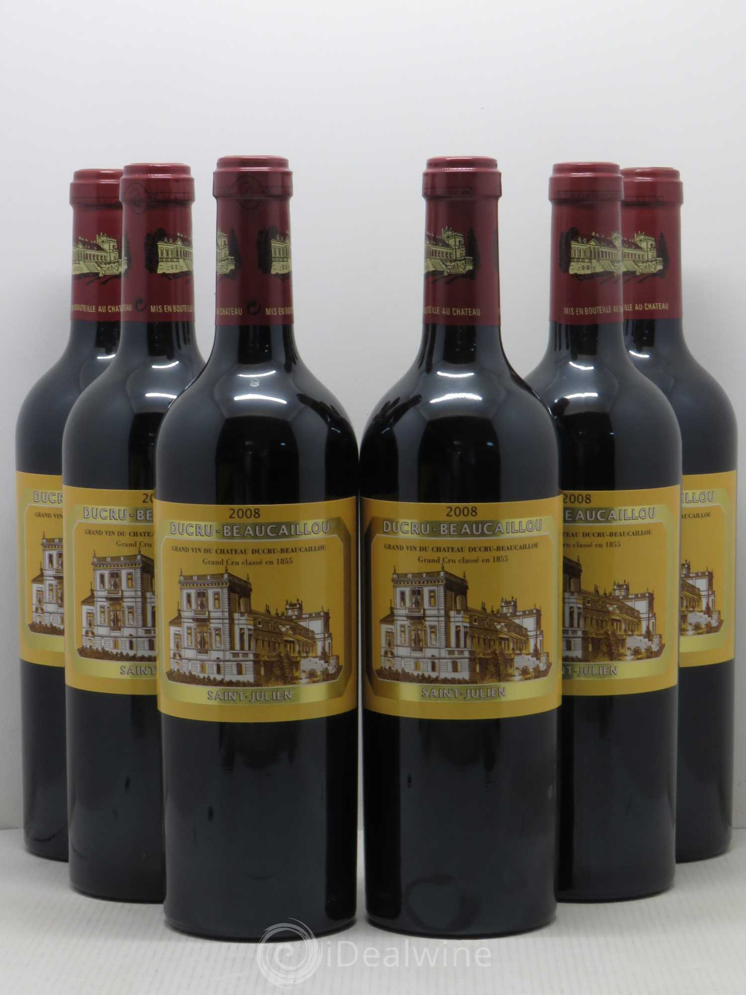 Château Ducru Beaucaillou 2ème Grand Cru Classé 2008 - Lot de 6 bouteilles - 0