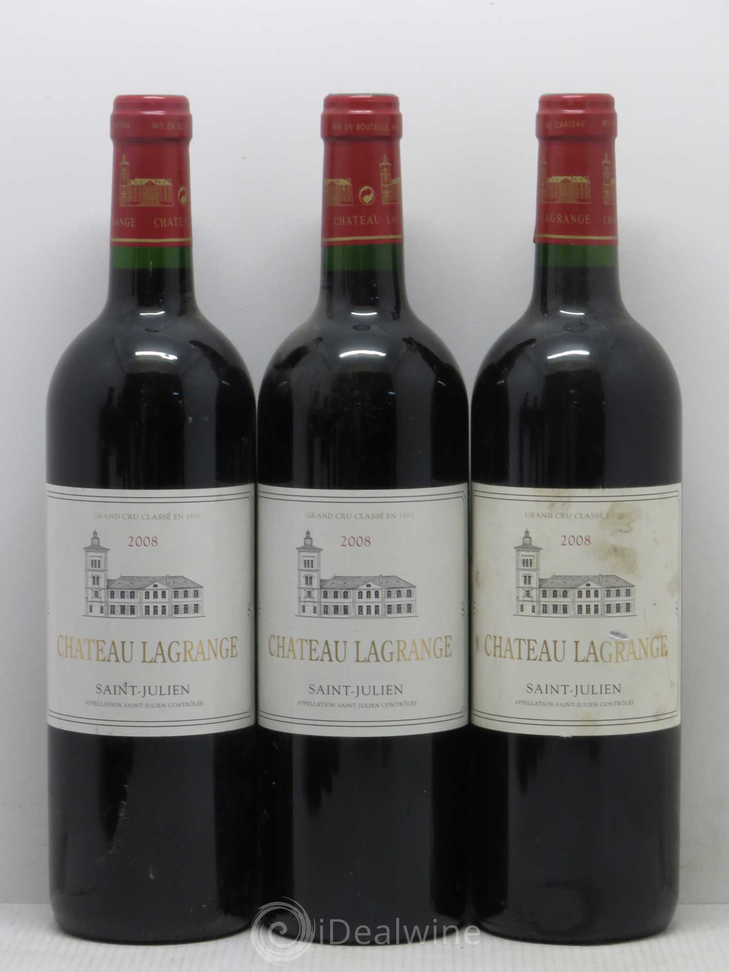 Château Lagrange 3ème Grand Cru Classé 2008 - Lot de 6 bouteilles - 1