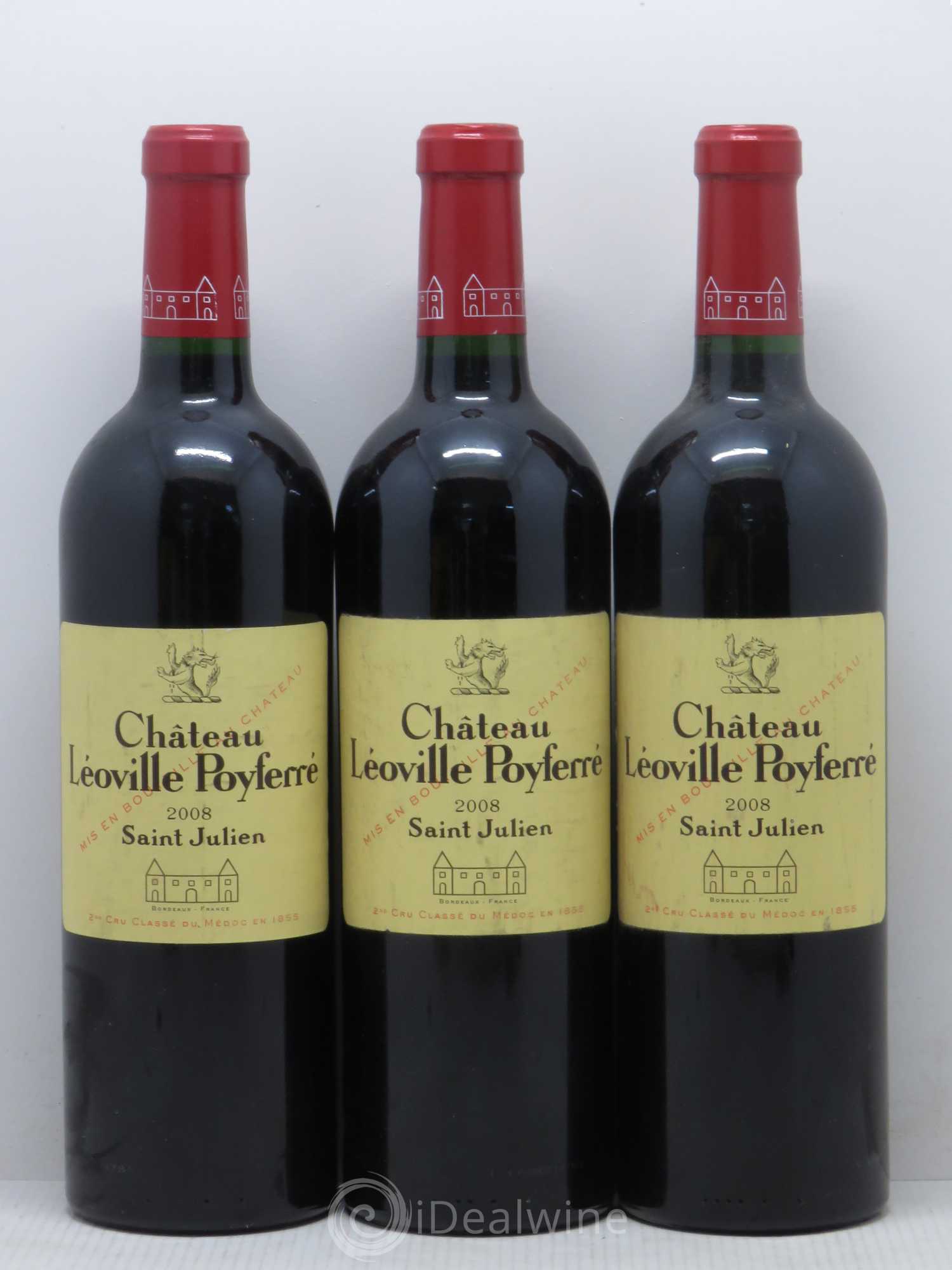 Château Léoville Poyferré 2ème Grand Cru Classé 2008 - Lot de 6 bouteilles - 2