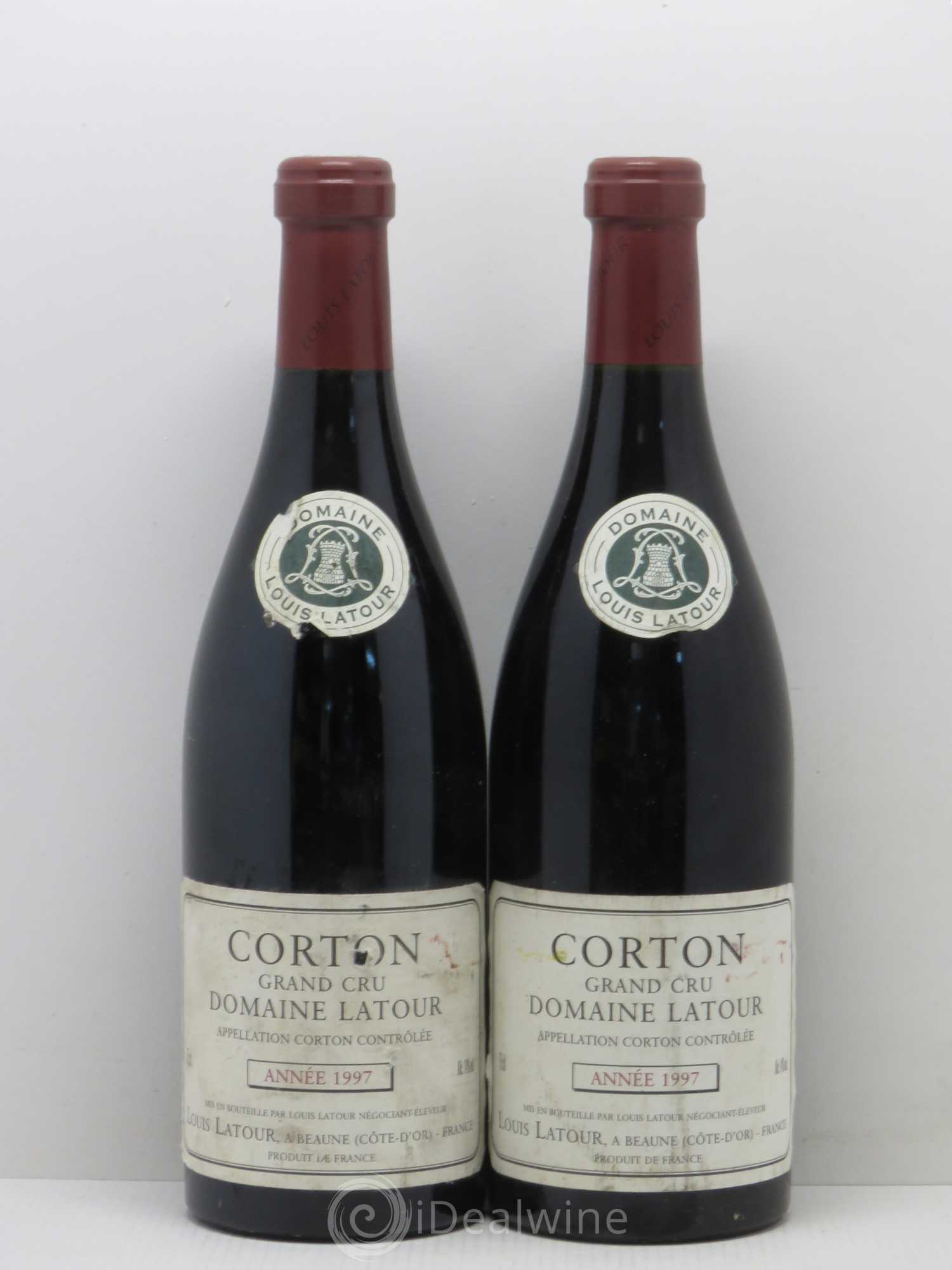Corton Grand Cru Louis Latour 1997 - Lot de 2 bouteilles - 0