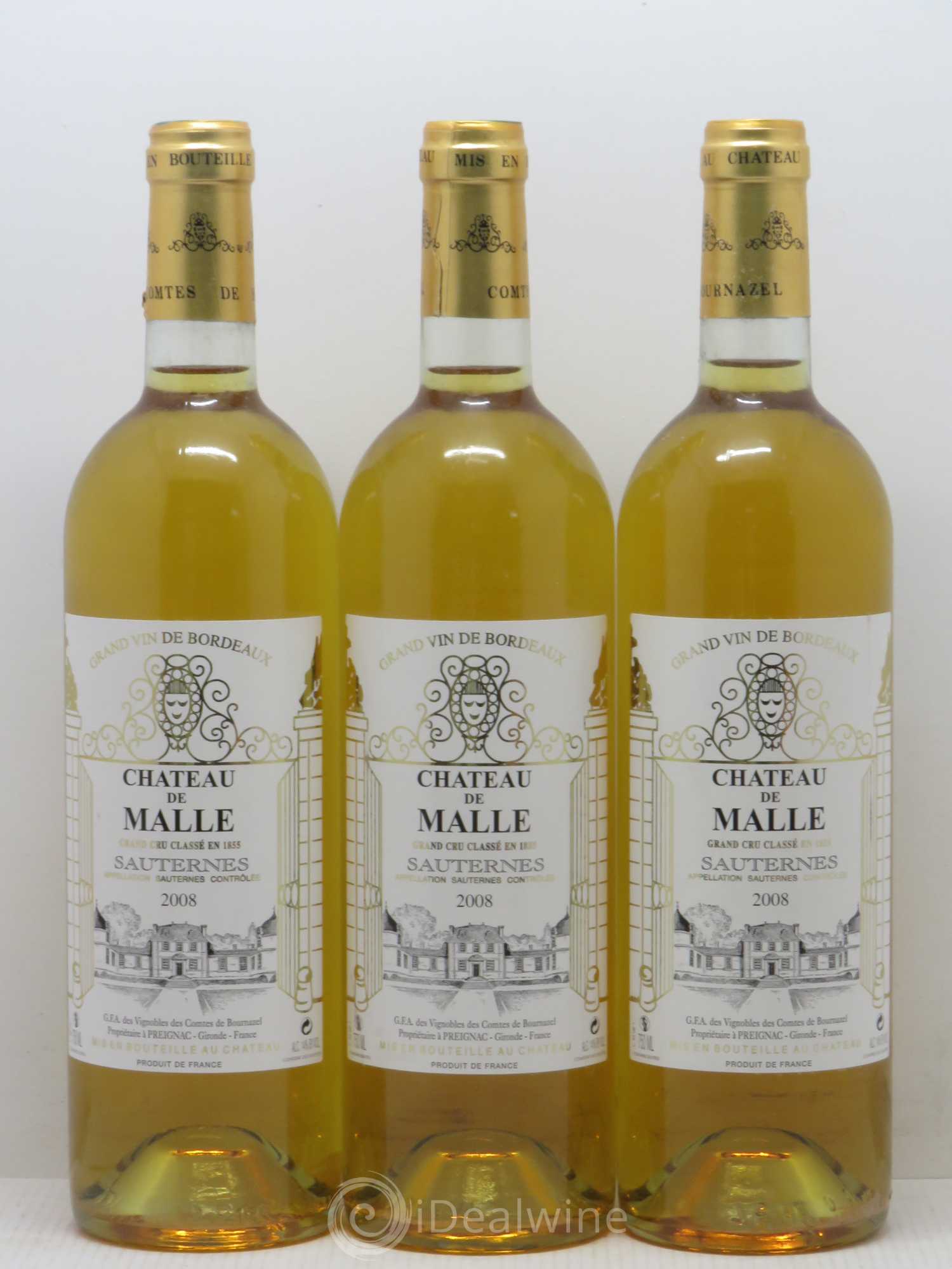 Château de Malle 2ème Grand Cru Classé 2008 - Lotto di 6 bottiglie - 2