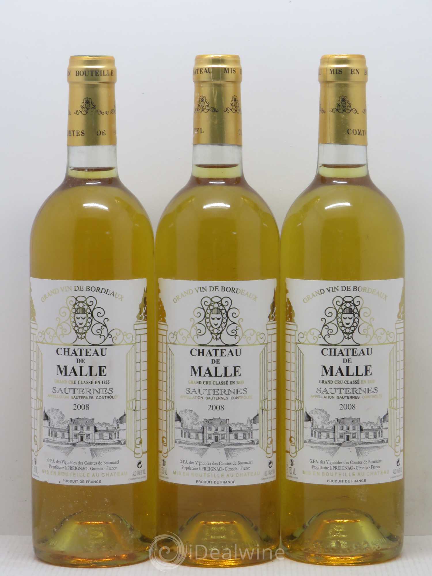 Château de Malle 2ème Grand Cru Classé 2008 - Lotto di 6 bottiglie - 2