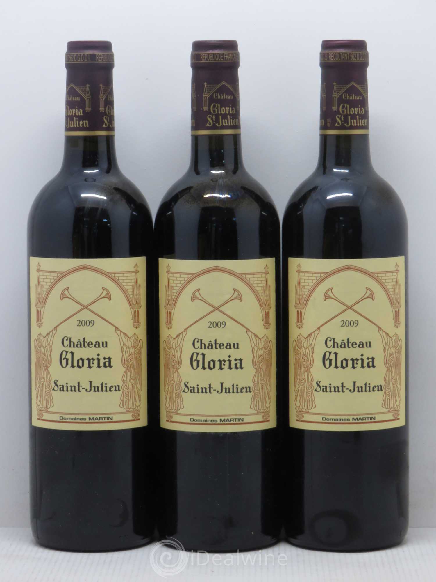 Château Gloria 2009 - Lot de 3 bouteilles - 0