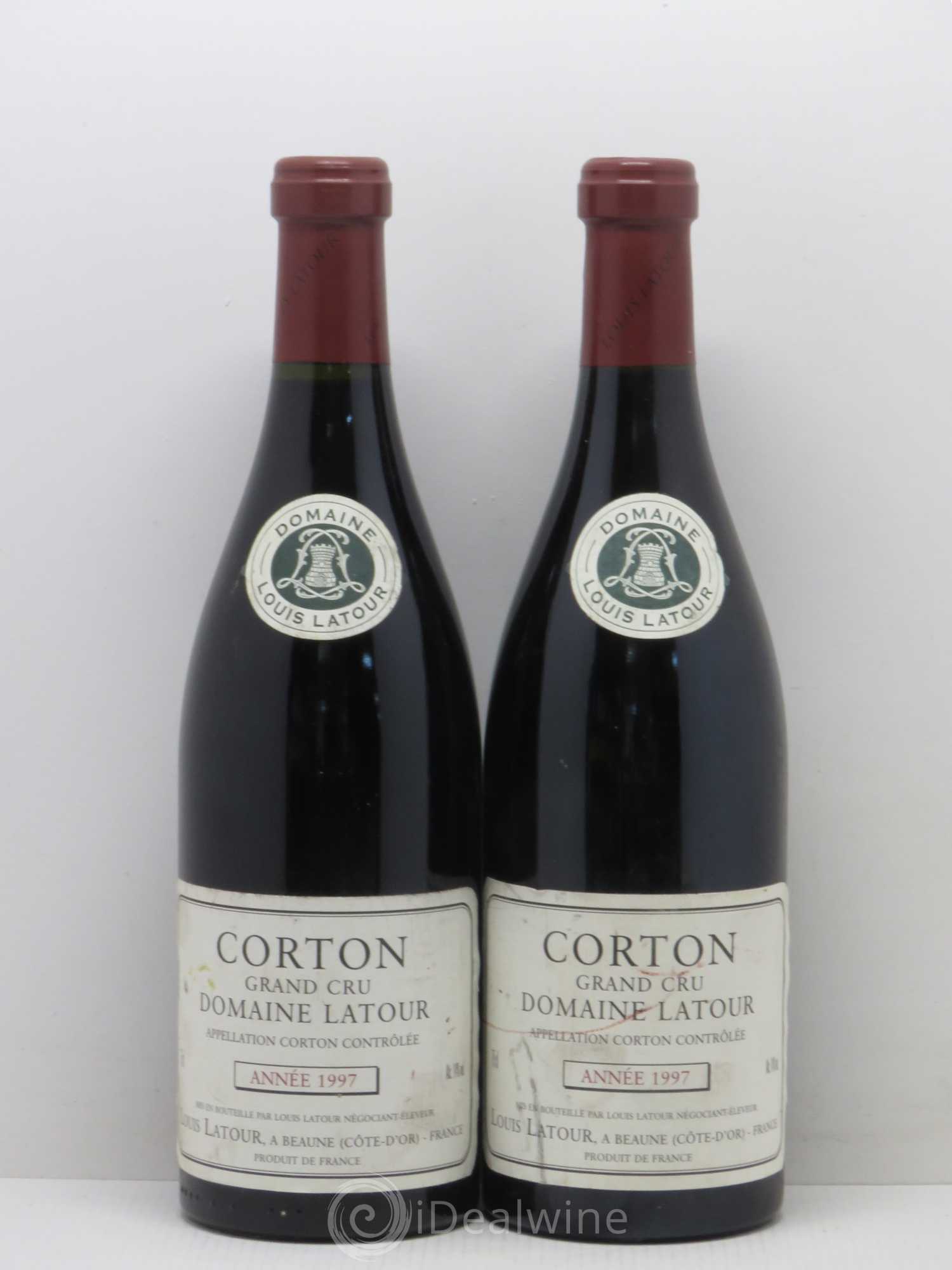 Corton Grand Cru Louis Latour 1997 - Lot de 2 bouteilles - 0