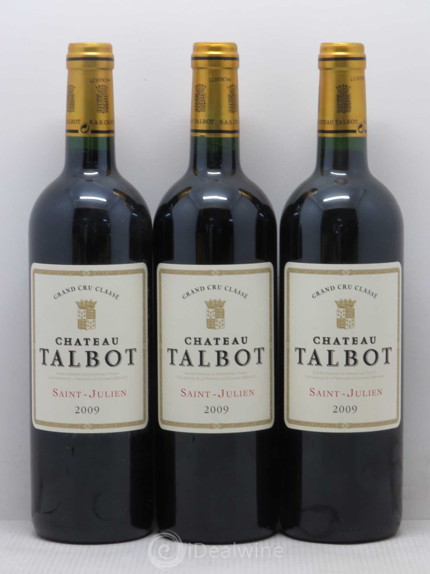 Château Talbot 4ème Grand Cru Classé 2009 - Lot de 6 bouteilles - 2