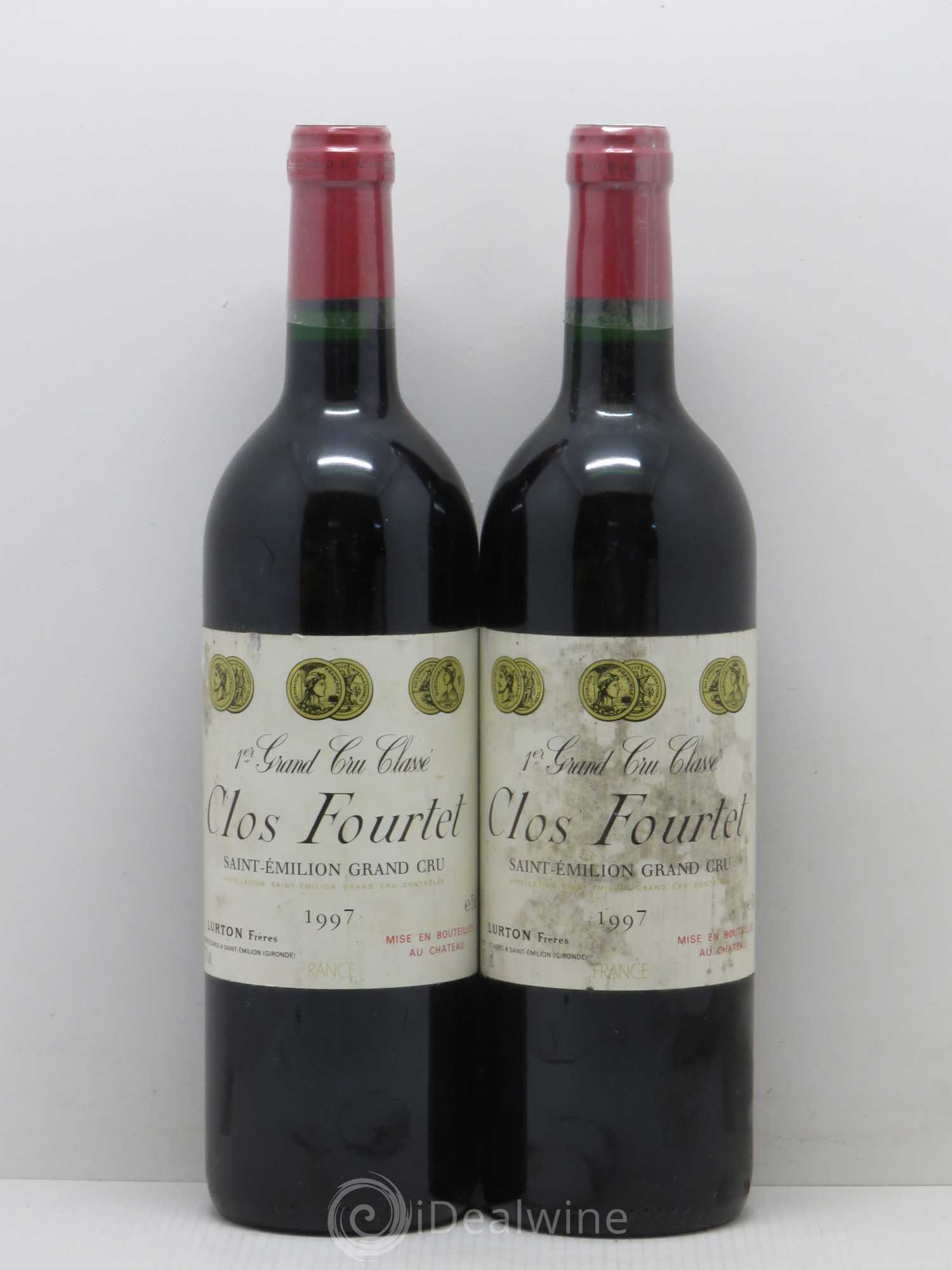 Clos Fourtet 1er Grand Cru Classé B 1997 - Lot de 2 bouteilles - 0