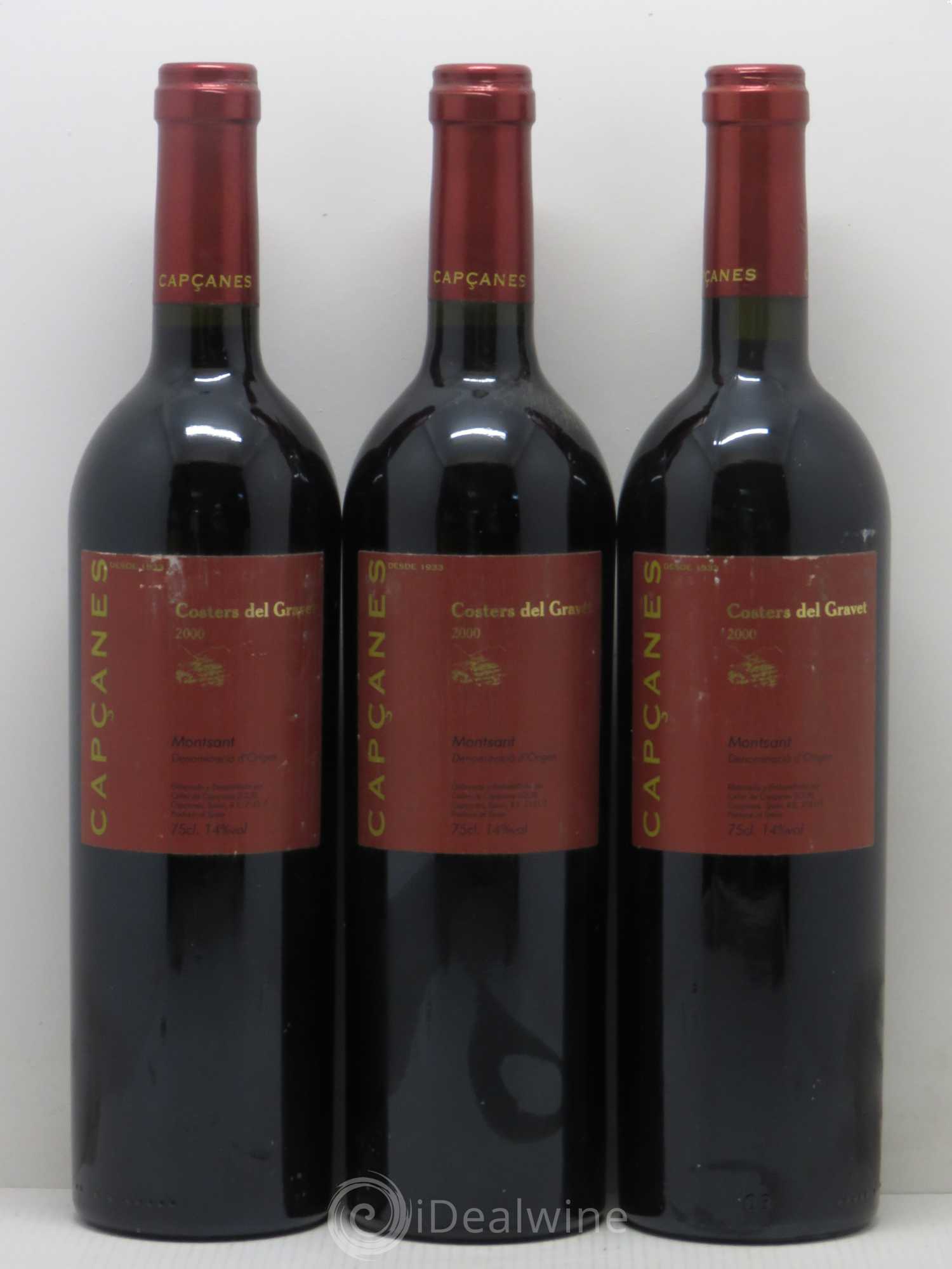 Espagne Costers del Gravet montsant Capcanes (sans prix de réserve) 2000 - Posten von 6 Flaschen - 1