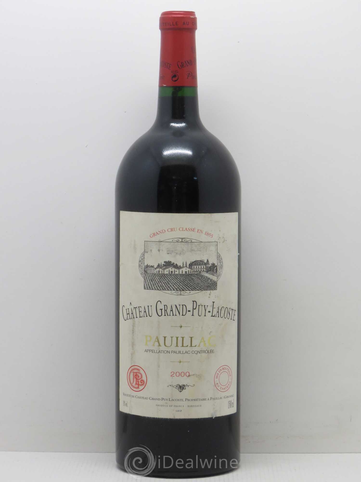 Château Grand Puy Lacoste 5ème Grand Cru Classé 2000 - Lot de 1 magnum - 0
