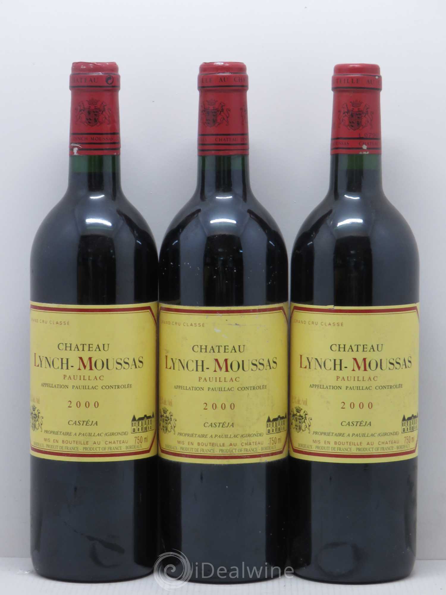 Château Lynch Moussas 5ème Grand Cru Classé 2000 - Lot de 6 bouteilles - 2