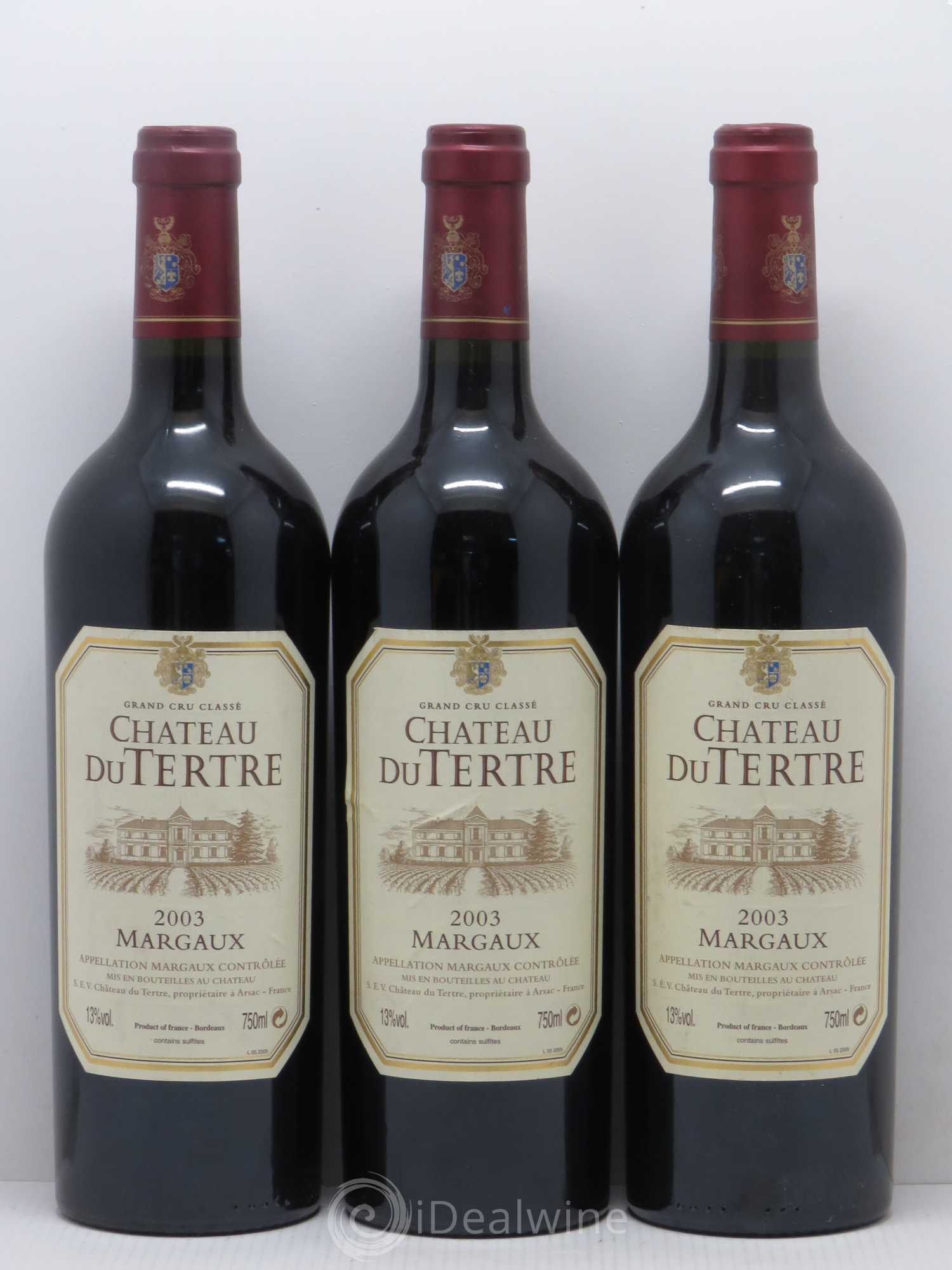 Château du Tertre 5ème Grand Cru Classé 2003 - Lot de 6 bouteilles - 2