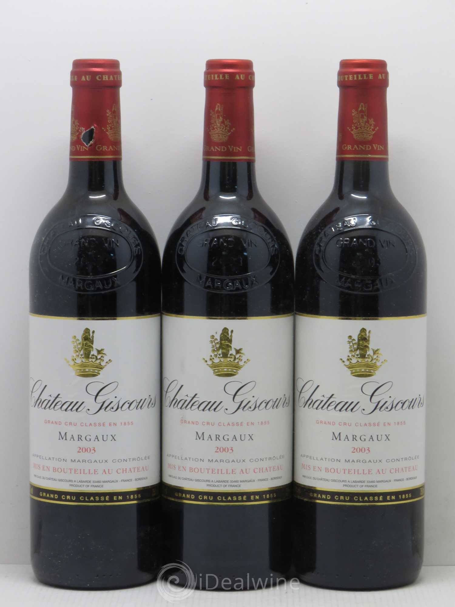 Château Giscours 3ème Grand Cru Classé 2003 - Lot de 6 bouteilles - 2