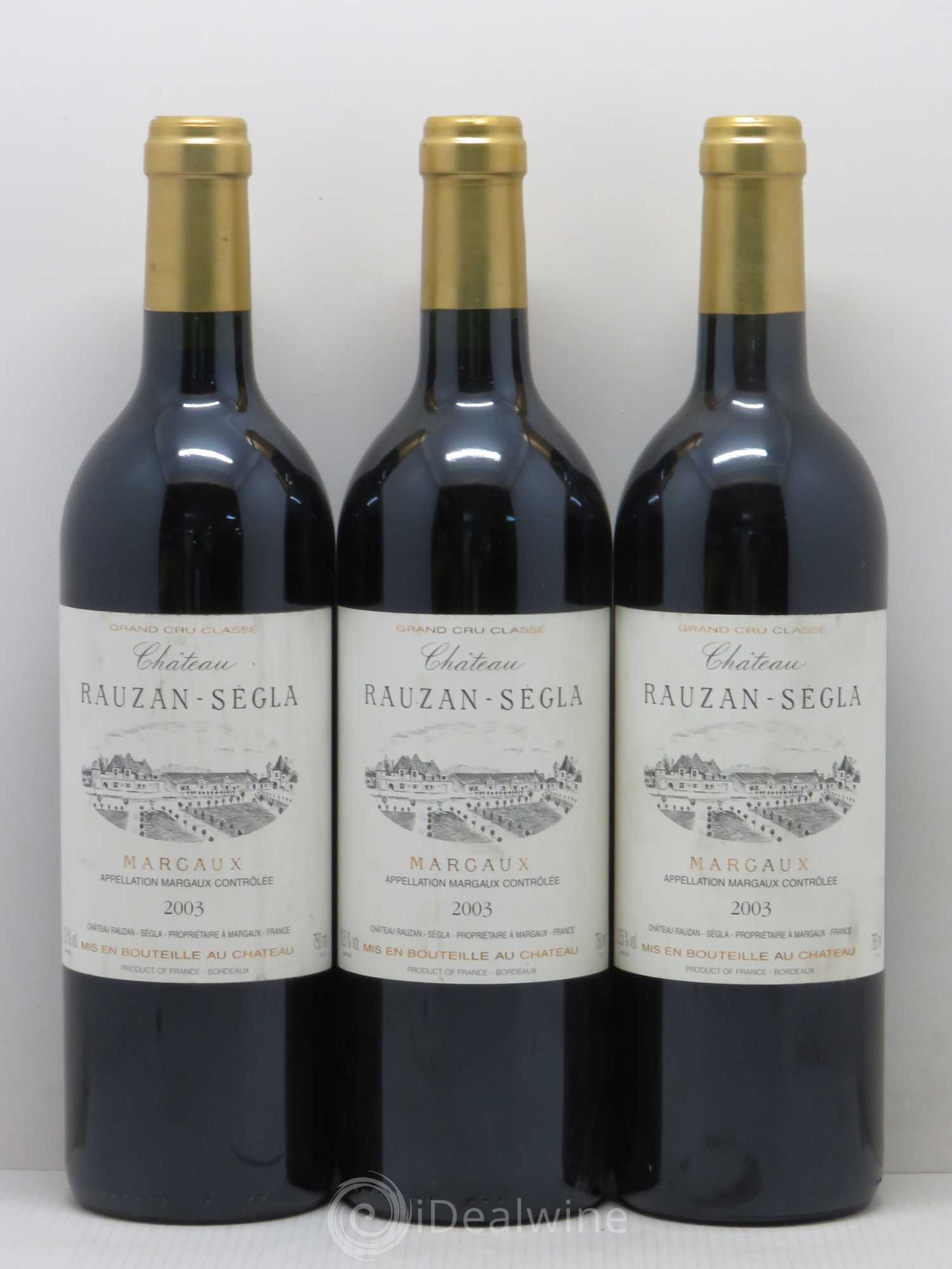 Château Rauzan Ségla Grand Cru Classé 2003 - Lot de 6 bouteilles - 2