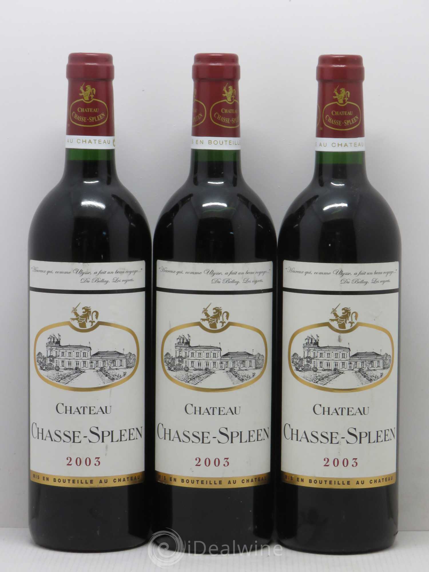 Château Chasse Spleen 2003 - Lot de 6 bouteilles - 1