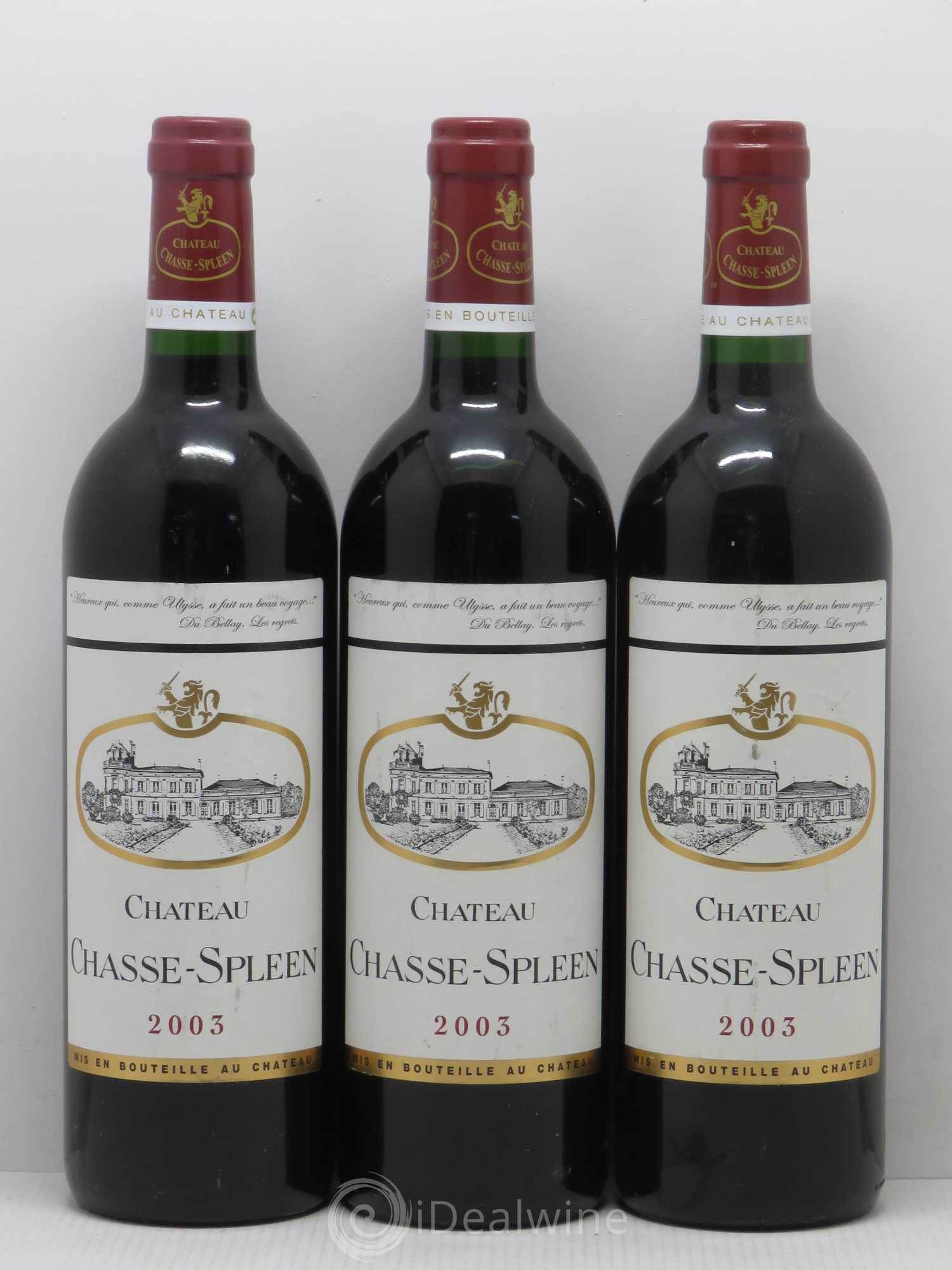 Château Chasse Spleen 2003 - Lot de 6 bouteilles - 2