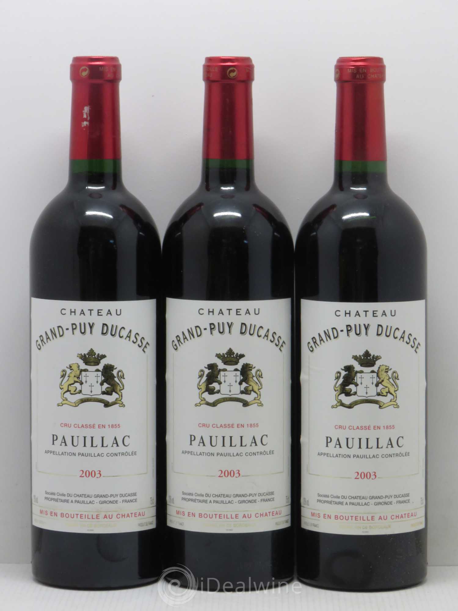 Château Grand Puy Ducasse 5ème Grand Cru Classé 2003 - Lot de 6 bouteilles - 2