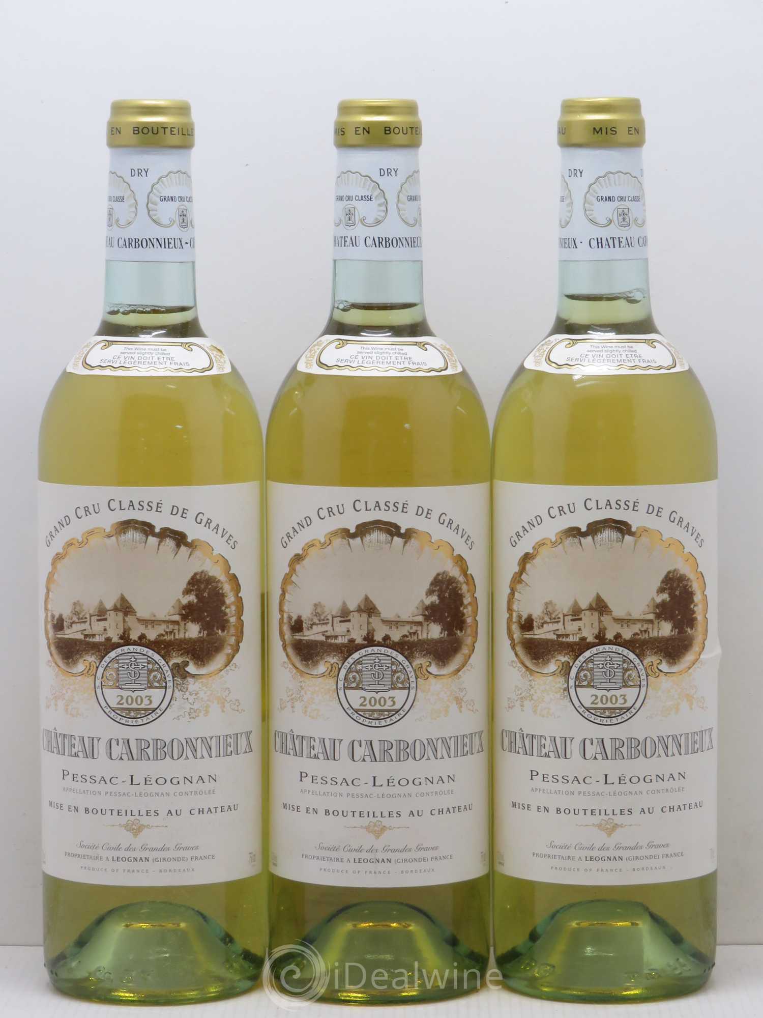 Château Carbonnieux Cru Classé de Graves 2003 - Lot de 12 bouteilles - 4