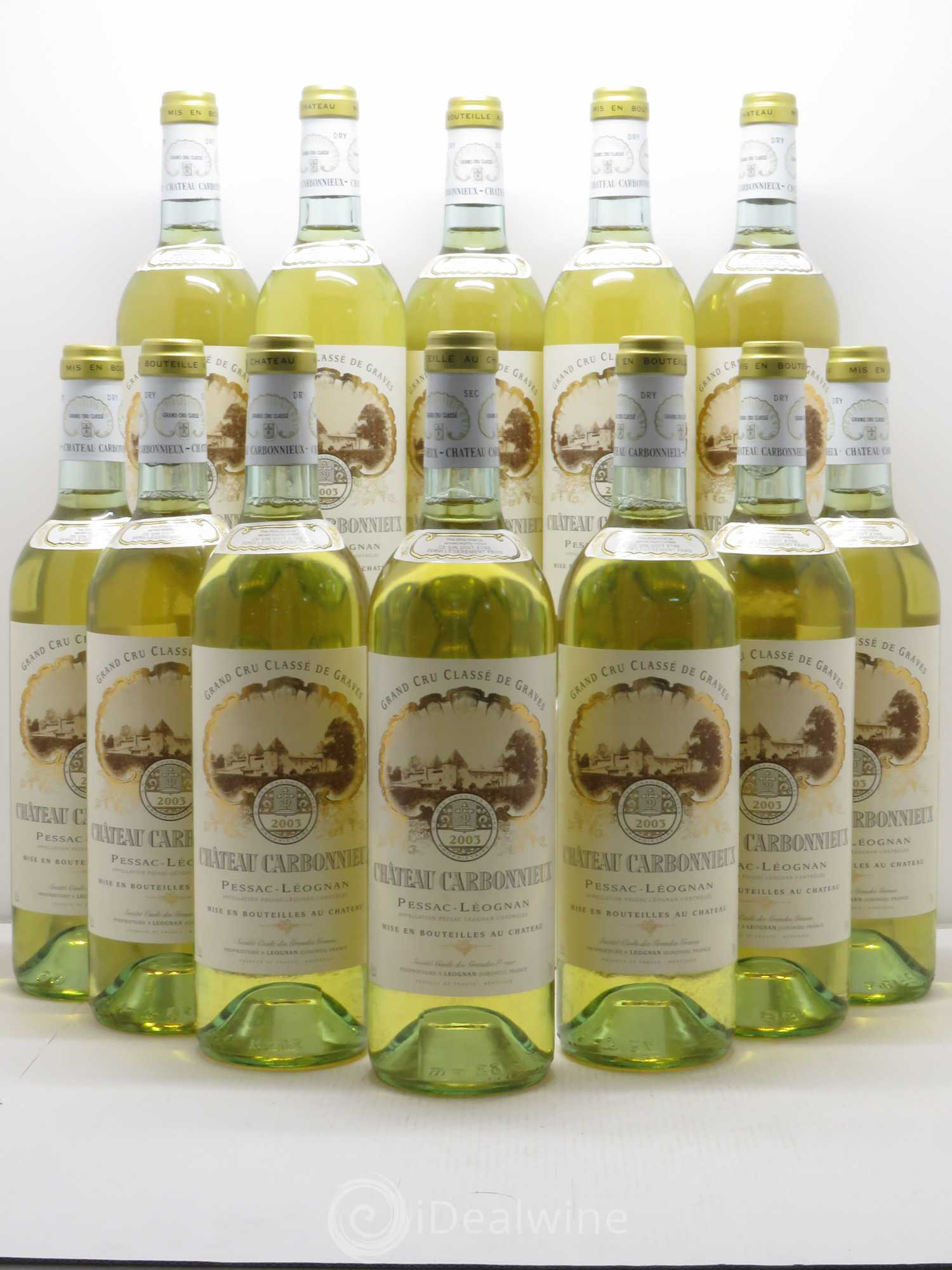 Château Carbonnieux Cru Classé de Graves 2003 - Lot de 12 bouteilles - 0