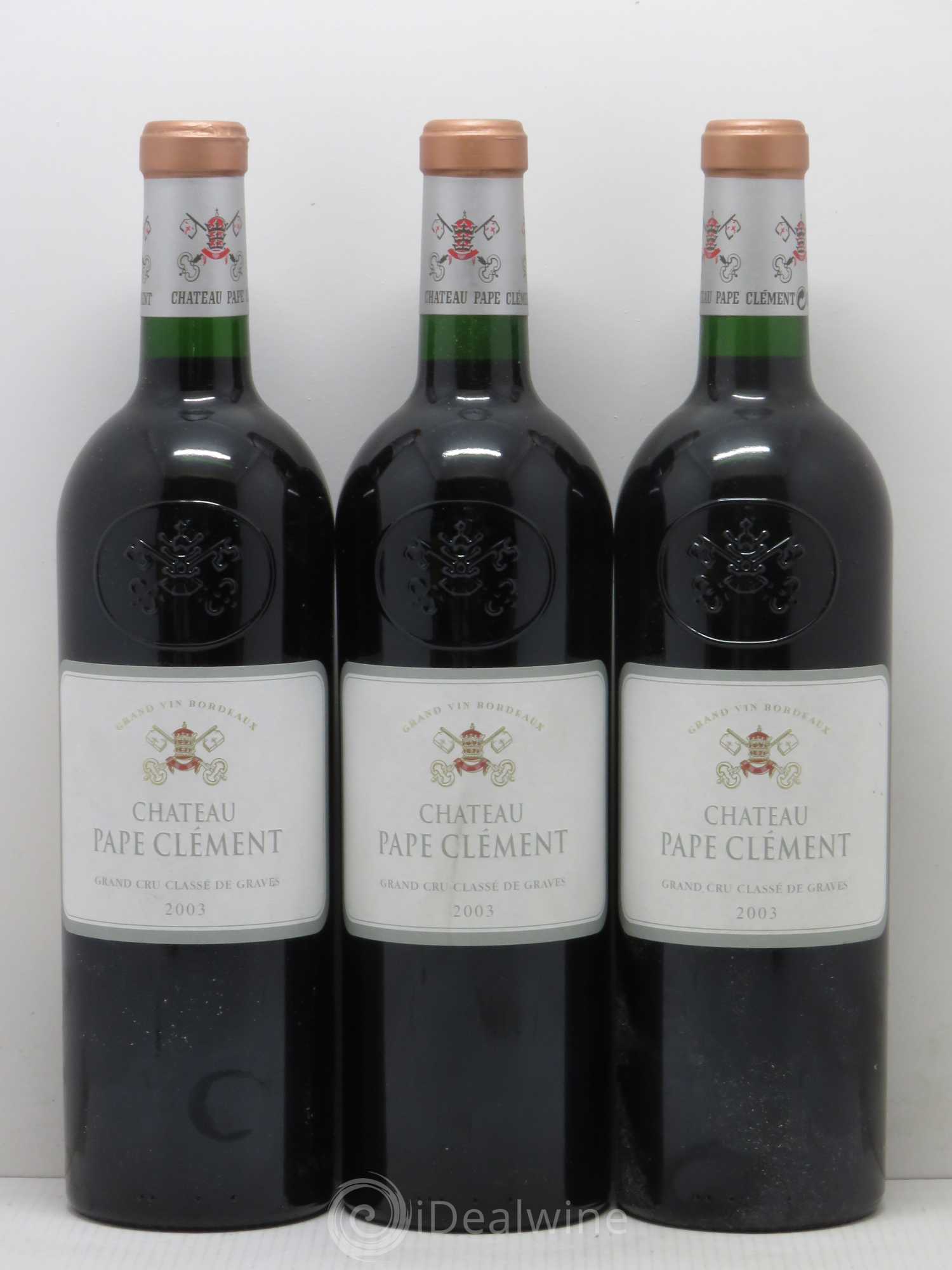 Château Pape Clément Cru Classé de Graves 2003 - Lot de 6 bouteilles - 1