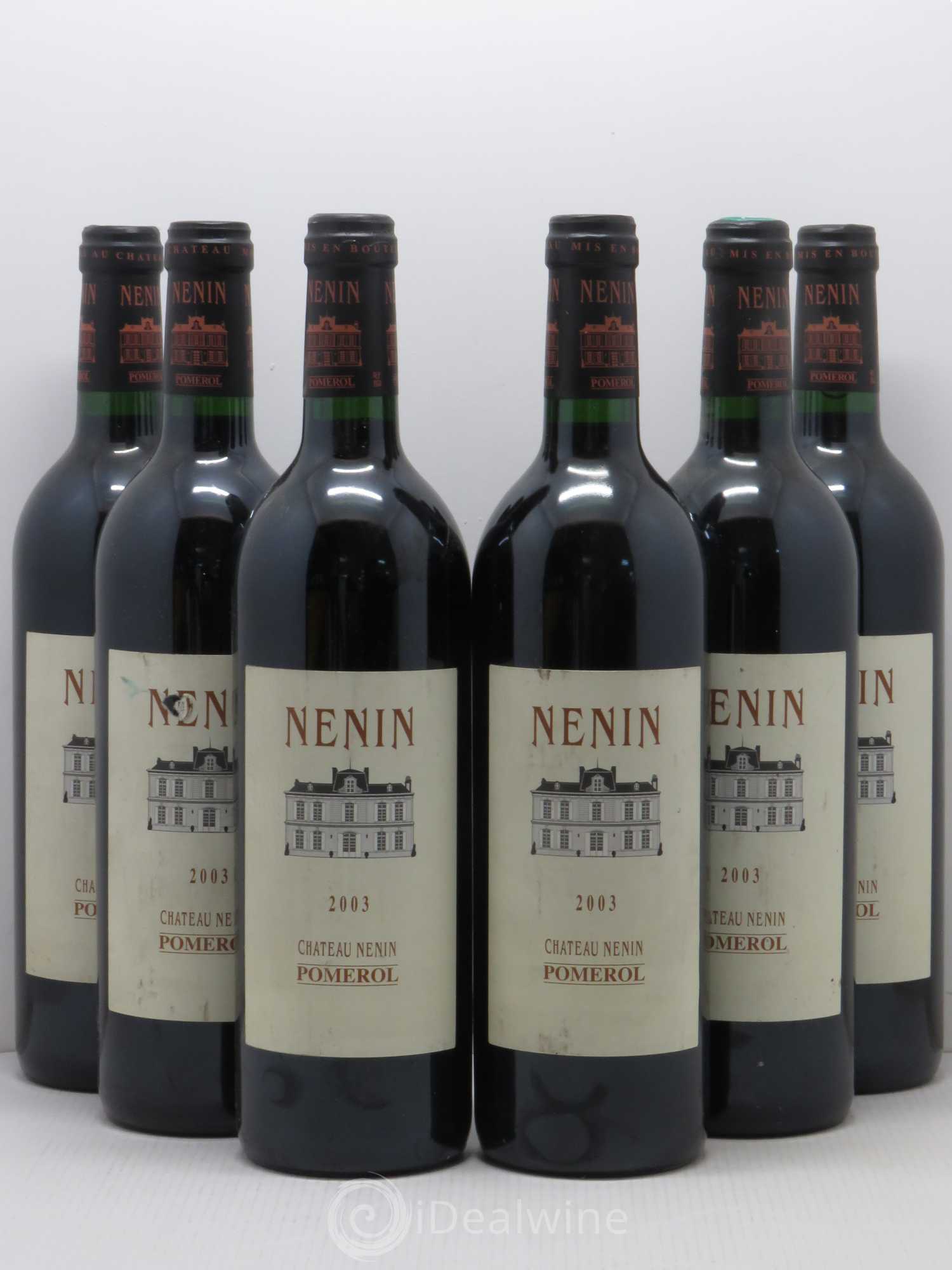 Château Nenin 2003 - Lot de 6 bouteilles - 0