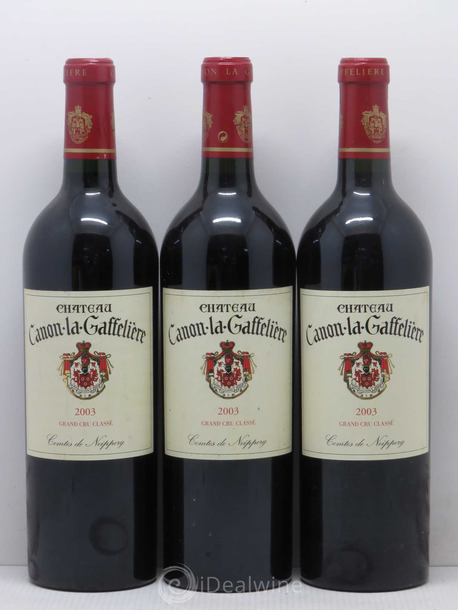 Château Canon la Gaffelière 1er Grand Cru Classé B 2003 - Lot de 6 bouteilles - 1