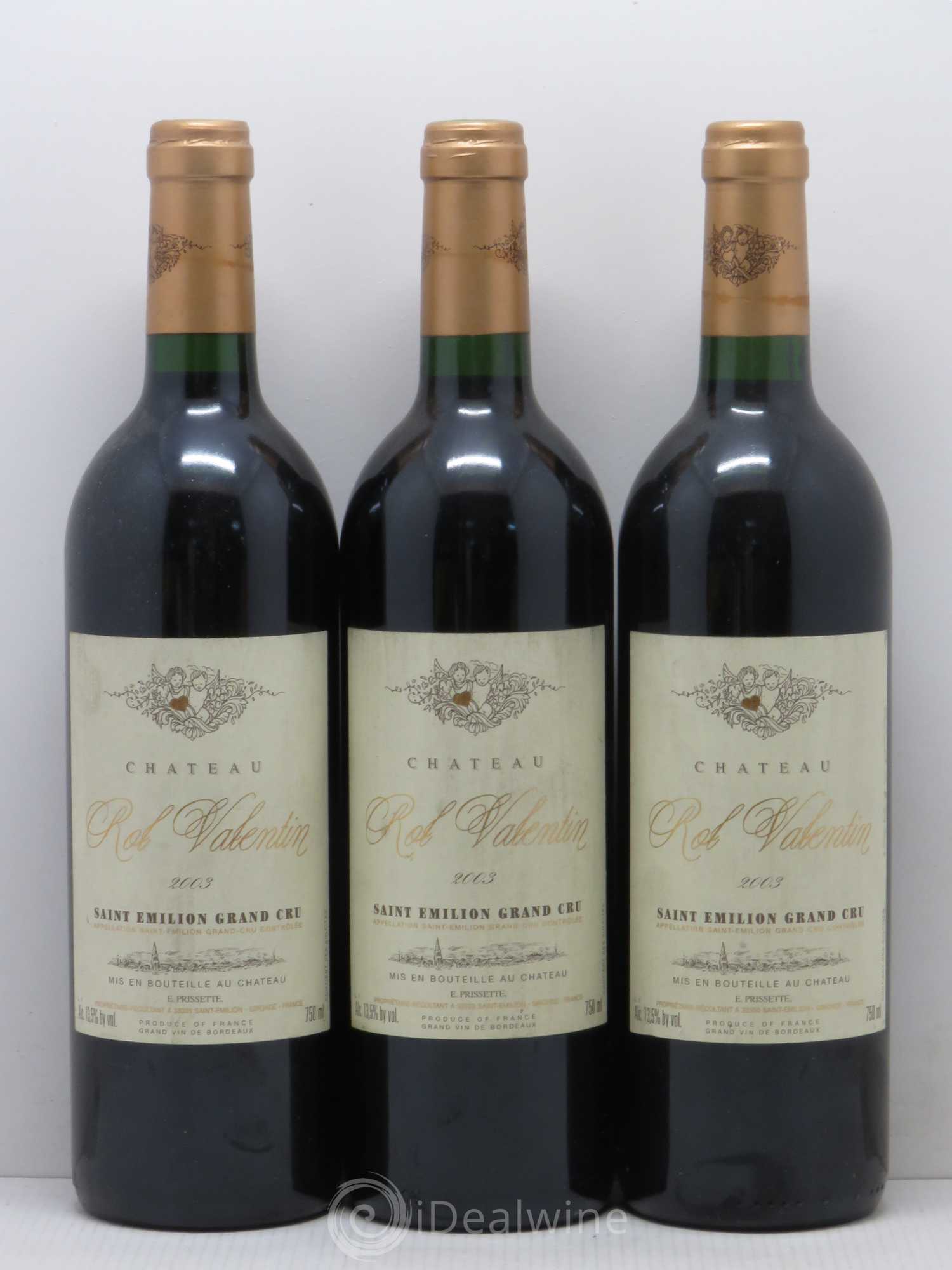 Château Rol Valentin Grand Cru Classé 2003 - Lot de 6 bouteilles - 1