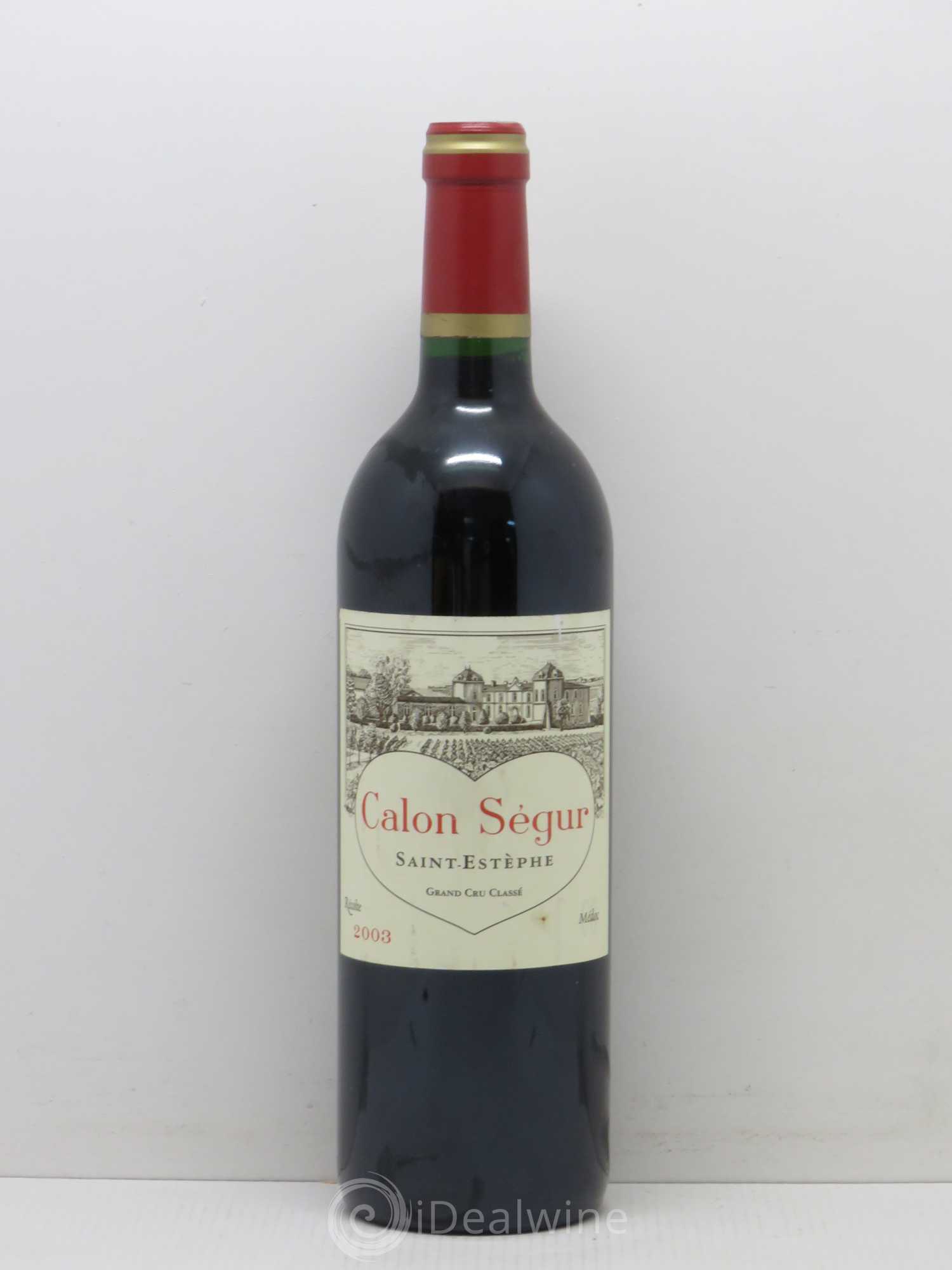 Château Calon Ségur 3ème Grand Cru Classé 2003 - Lot de 1 bouteille - 0