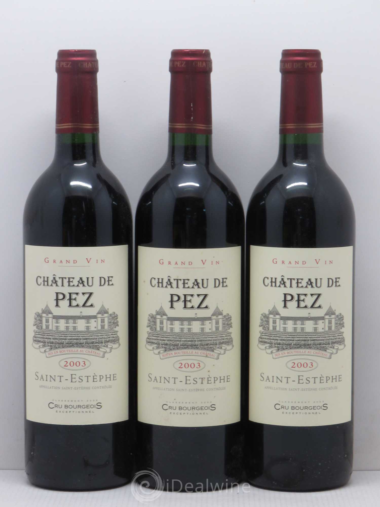 Château de Pez 2003 - Lot de 6 bouteilles - 1
