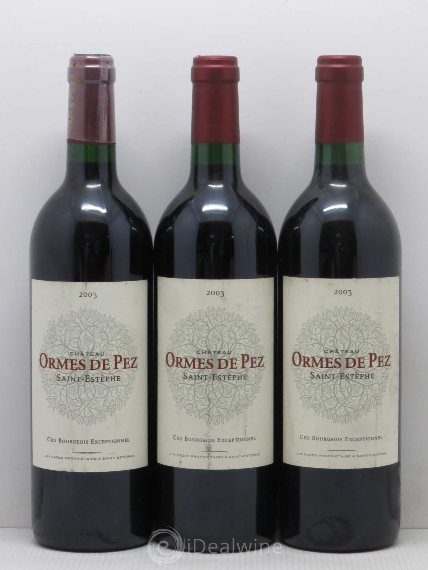 Château les Ormes de Pez 2003 - Lot de 6 bouteilles - 1