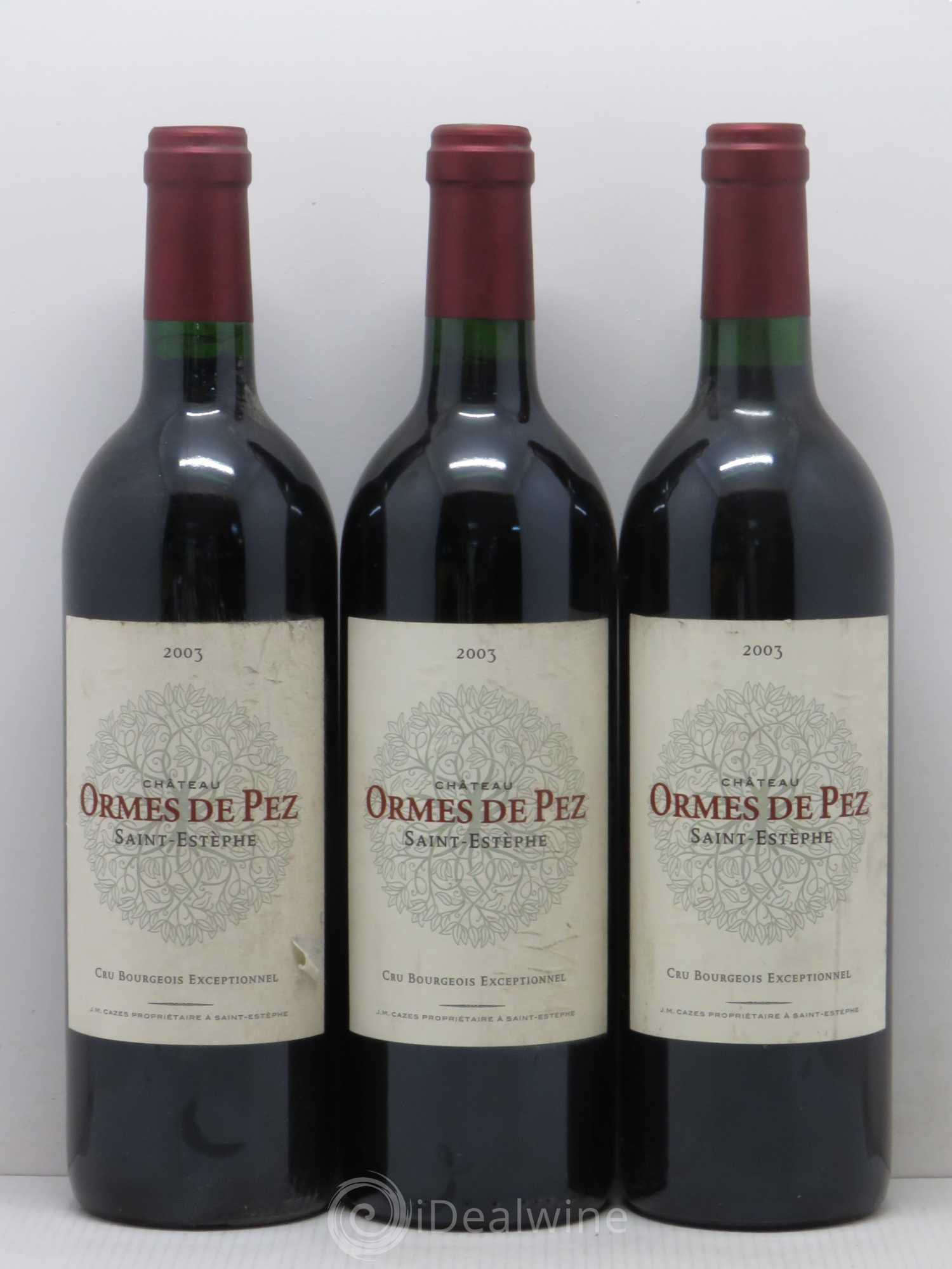 Château les Ormes de Pez 2003 - Lot de 6 bouteilles - 2