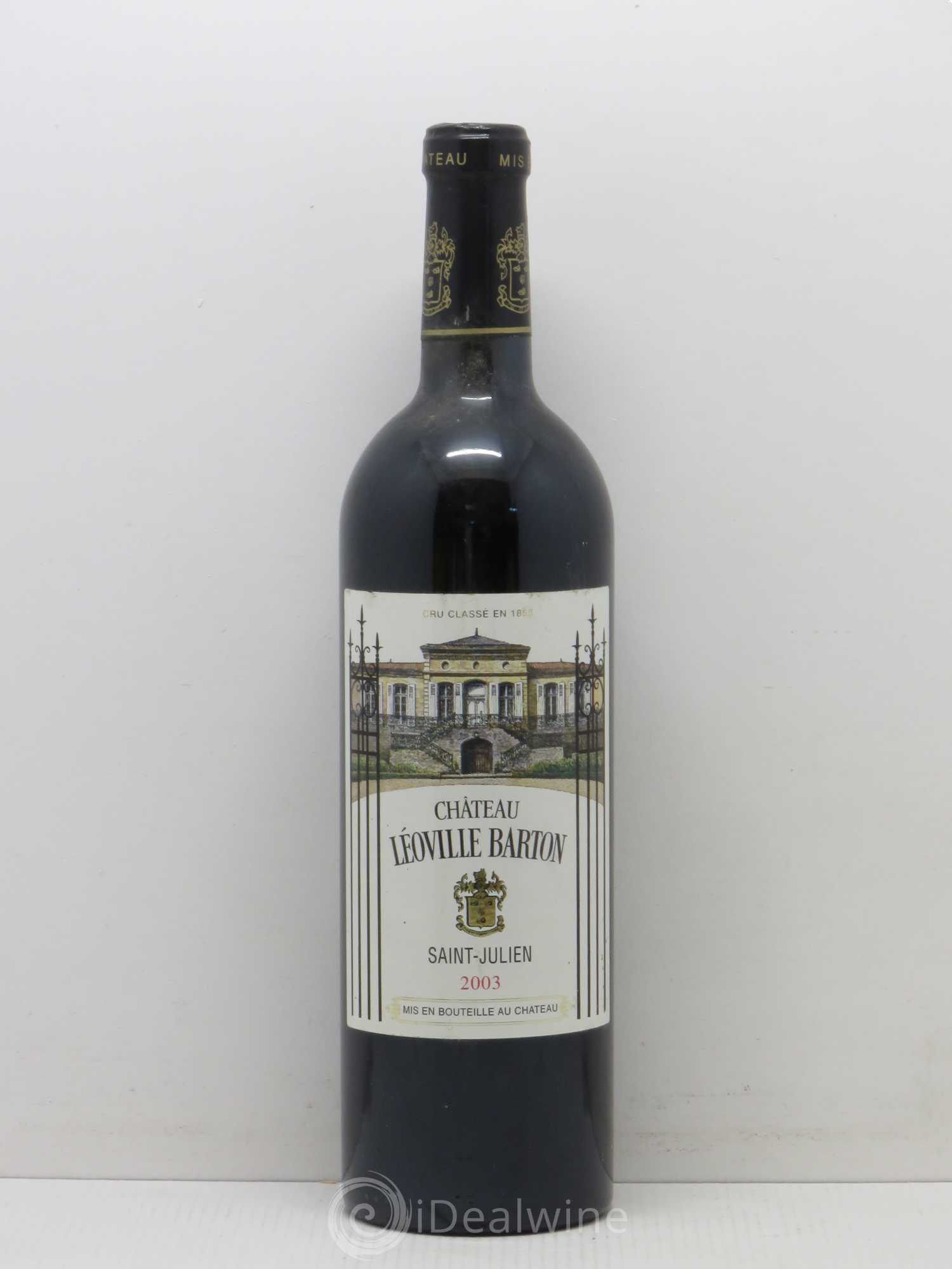 Château Léoville Barton 2ème Grand Cru Classé 2003 - Lot de 1 bouteille - 0