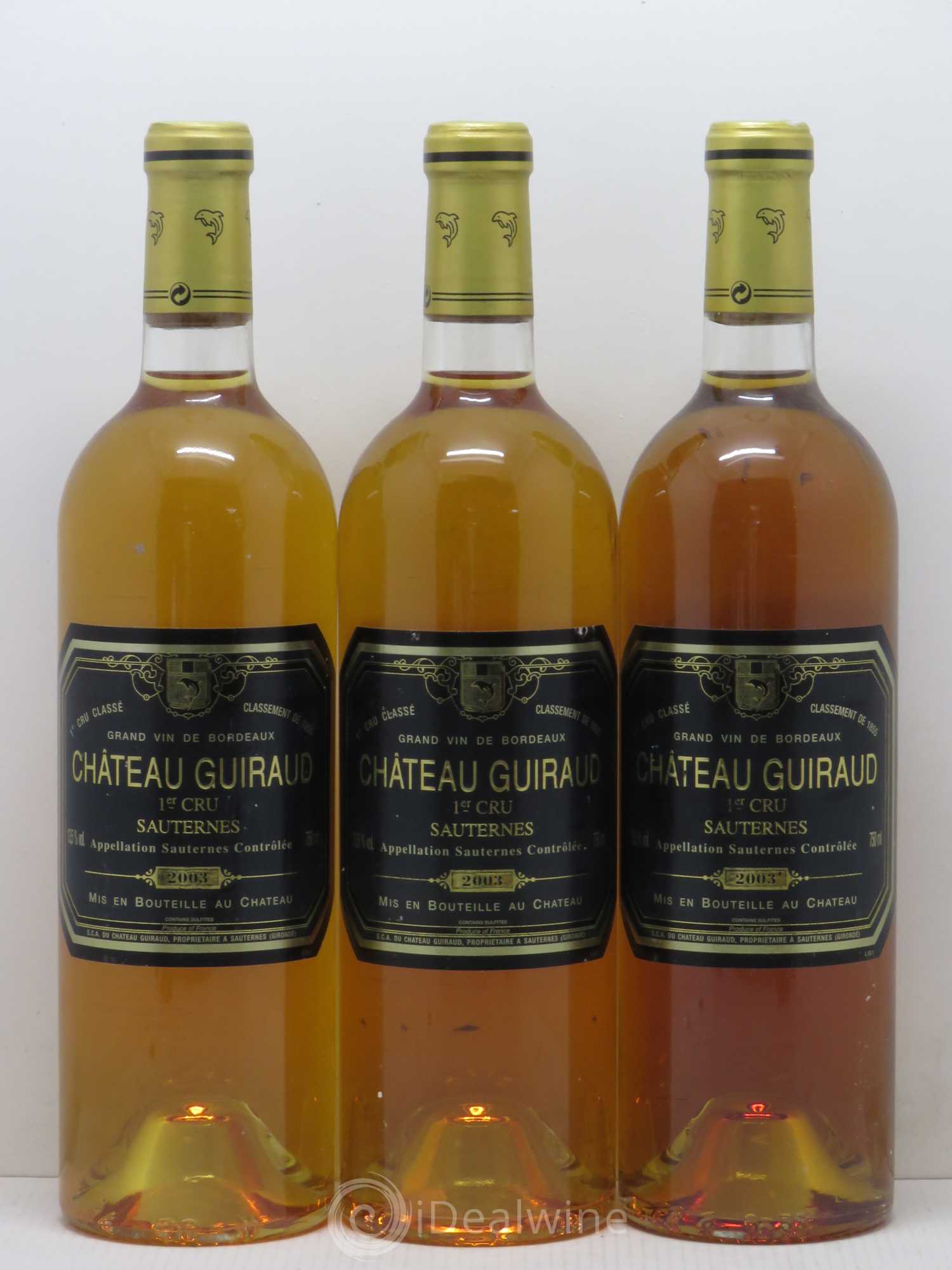 Château Guiraud 1er Grand Cru Classé 2003 - Lotto di 6 bottiglie - 1